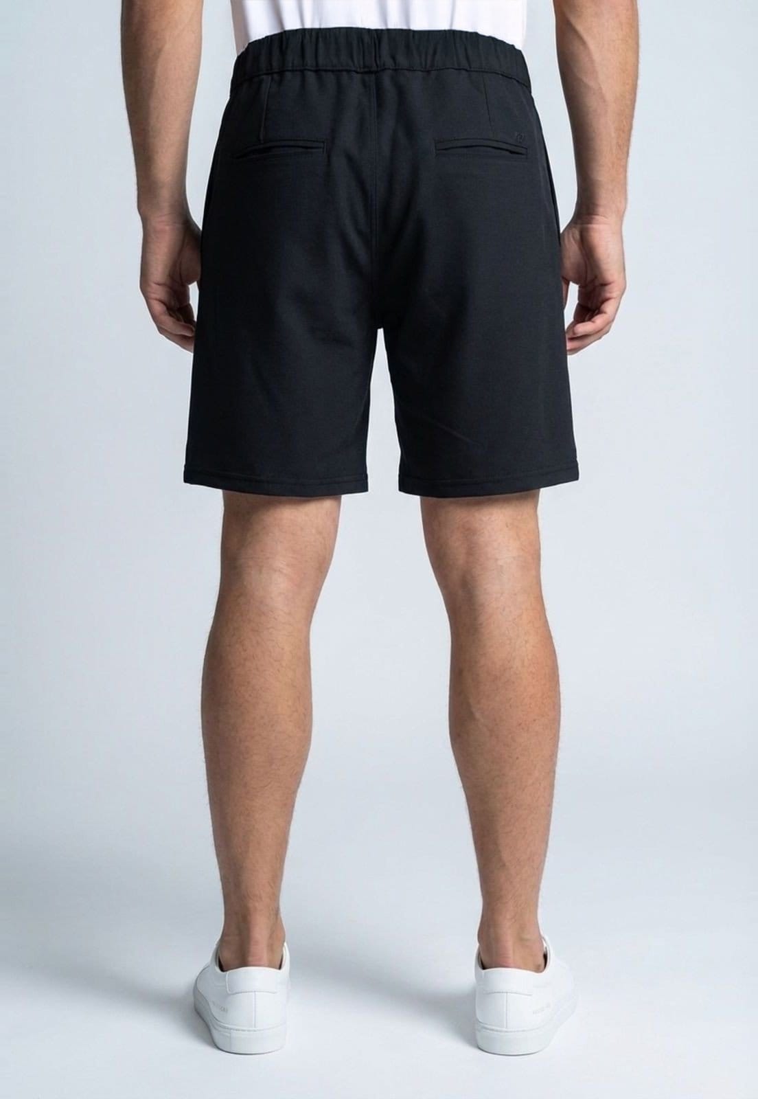 Vista 2 Bermuda Masculino Colcci Elástico Preta Colcci preto