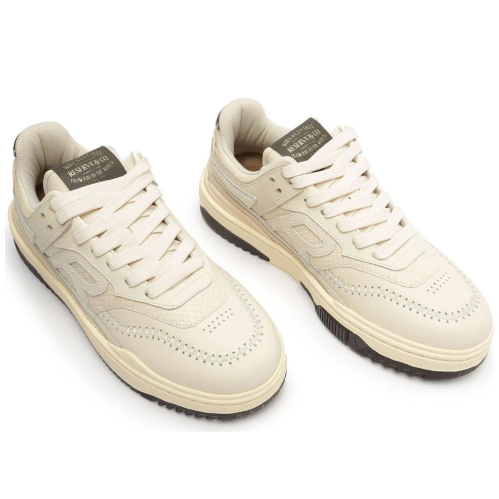 Vista 2 Tenis Reserva R-Broox Wild Sneaker Masculino RESERVA GO bege
