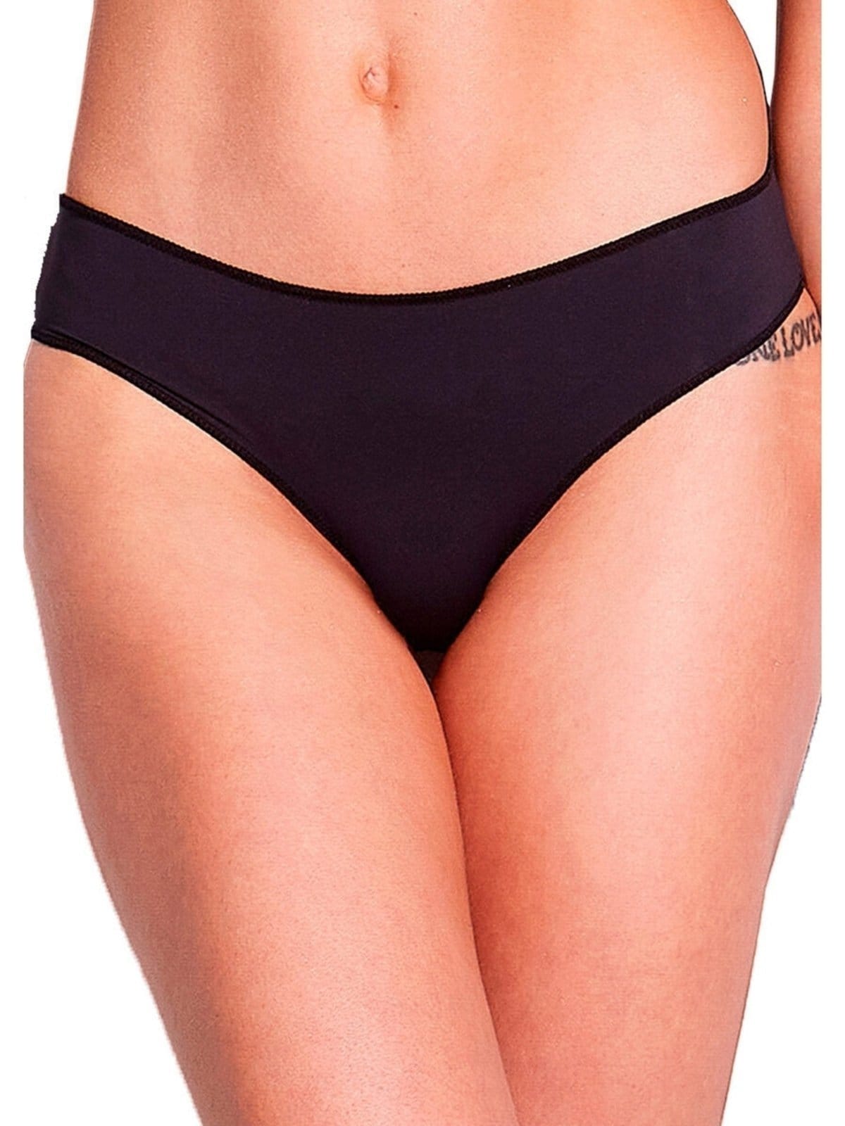 Vista 2 Kit com 4 Calcinhas Biquíni Hope 35840 Hope preto