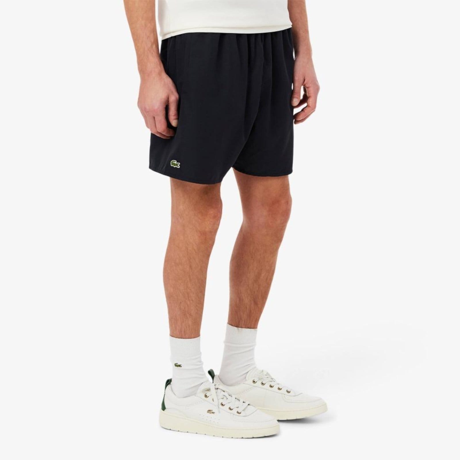 Vista 2 Sunga de Natação Monocromática de Comprimento Médio Lacoste verde