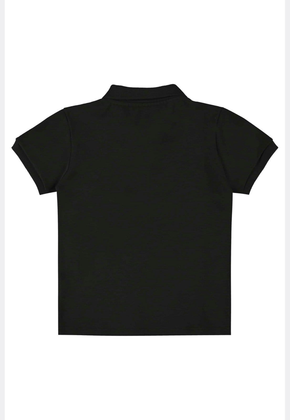 Vista 2 Infantil - Camisa Polo Básica para Meninos Up Baby Up Baby preto