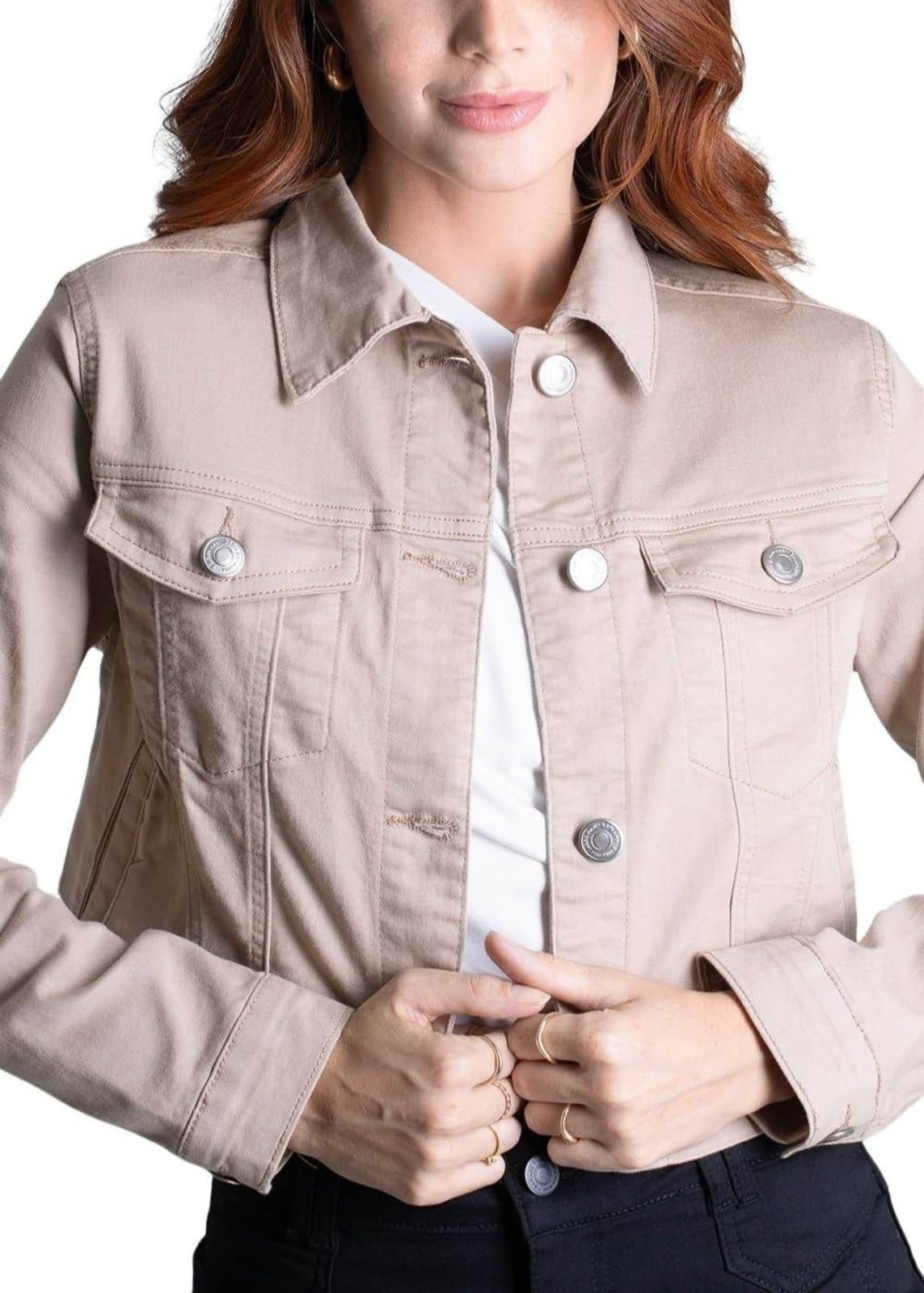 Vista principal Jaqueta Sarja Sawary - 278604 Sawary marrom