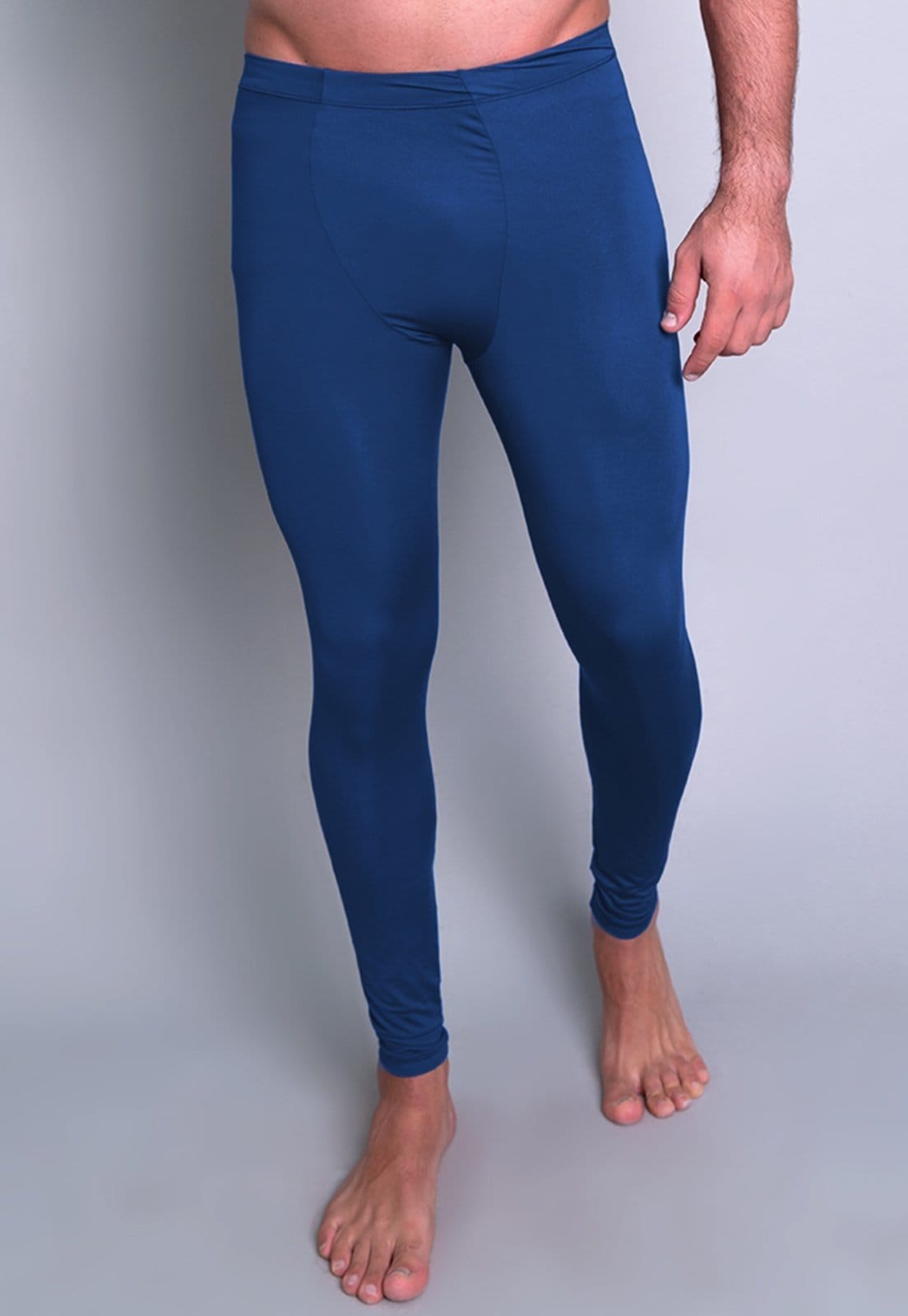 Vista principal Calça Térmica Masculina MVB Modas Longa Segunda Pele Proteção Uv Azul Mvb Modas azul marinho