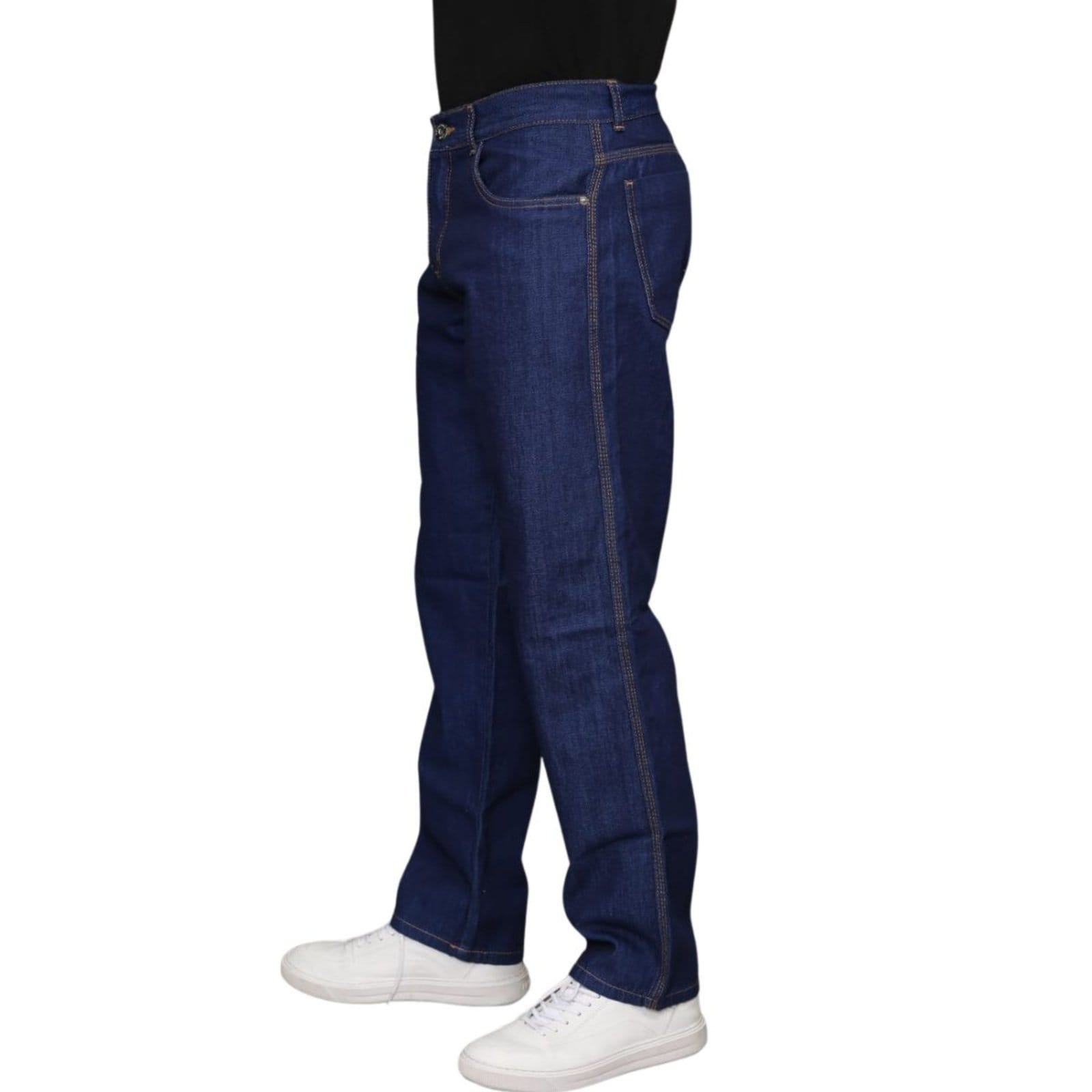 Vista 2 Calça Masculina Jeans Balão Escura Tradicional Jeans Loka azul/azul marinho