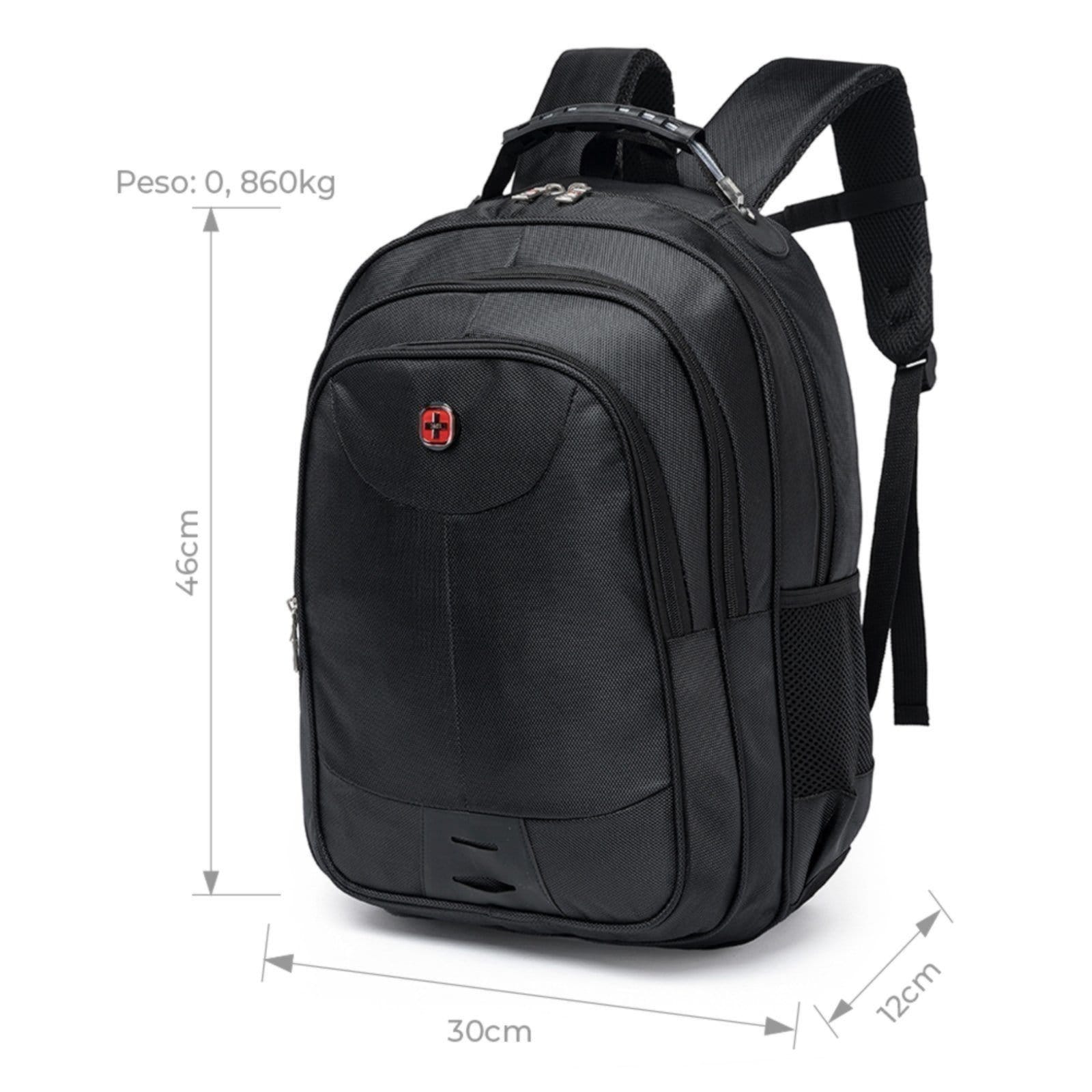 Vista 2 Mochila Crossgear Executiva Notebook Crossgear preto