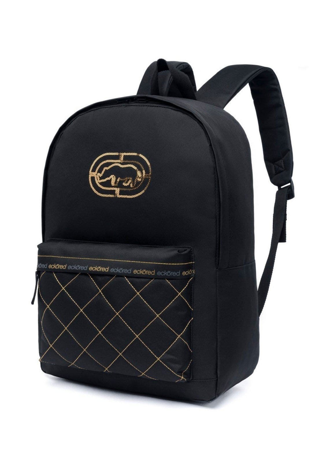 Vista 2 Mochila Ecko Feminina Preta Escolar Casual Notebook Ecko preto