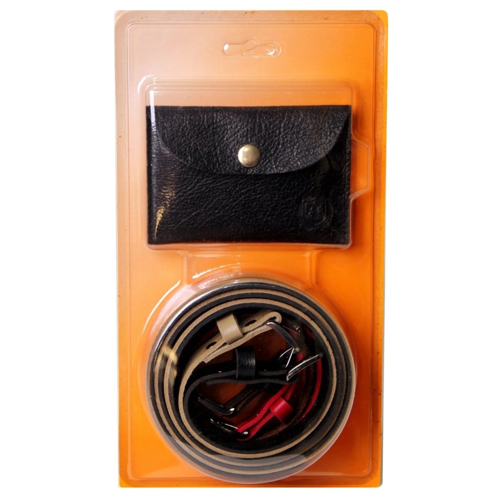 Vista 2 Kit 5 peças Porta Documento + Cintos Artlux bege/café/preto/vermelho