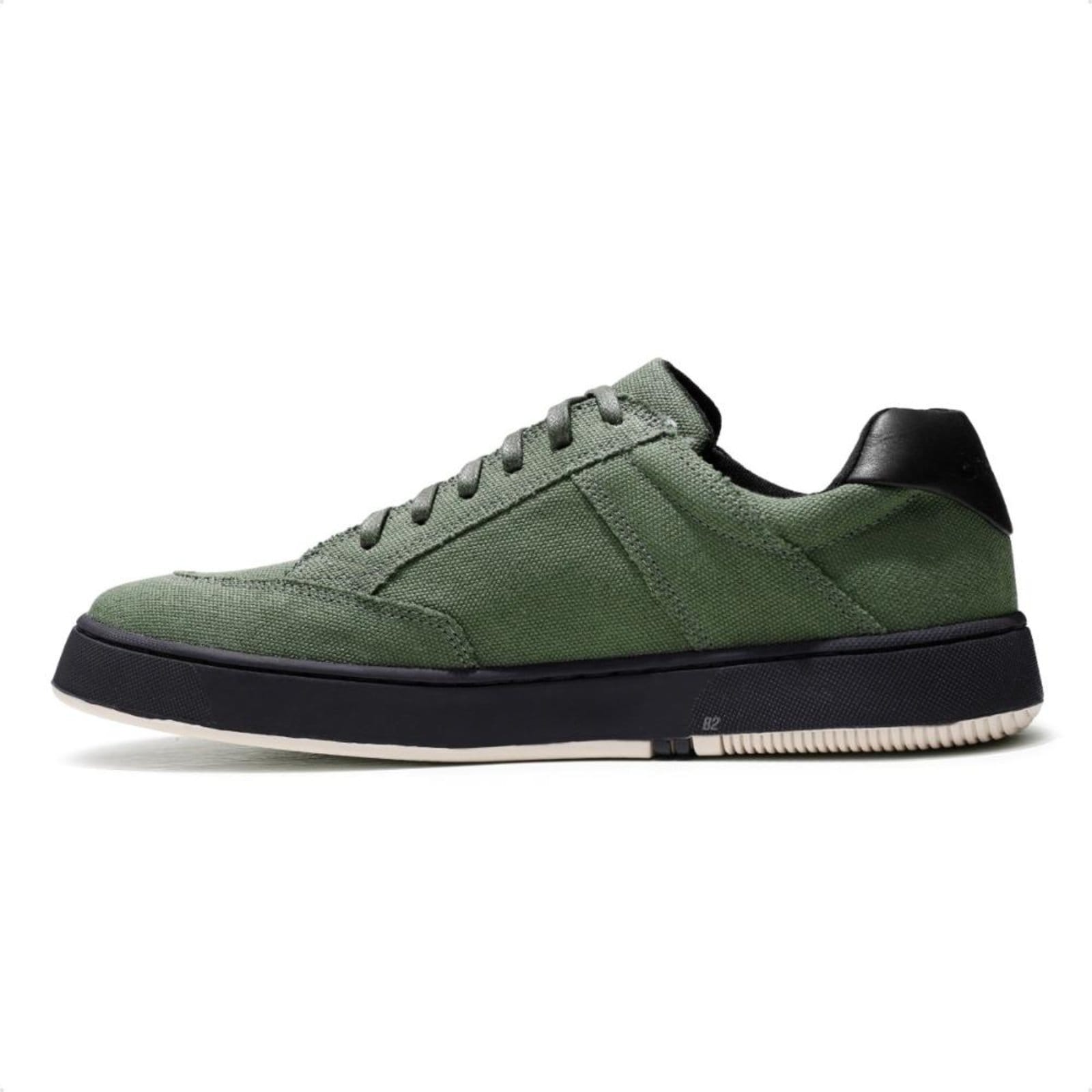 Vista 2 Tênis Osklen Soho Lona Black Sole Masculino Verde Osklen verde black