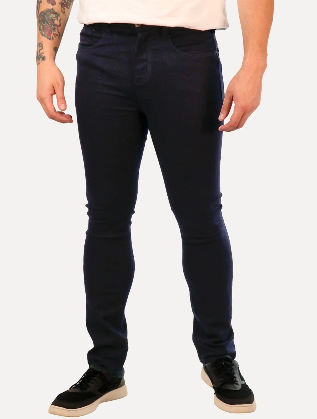 Vista principal Calça Aramis Jeans Masculina Slim Stretch Dark Blue Azul Escuro Aramis azul marinho blue