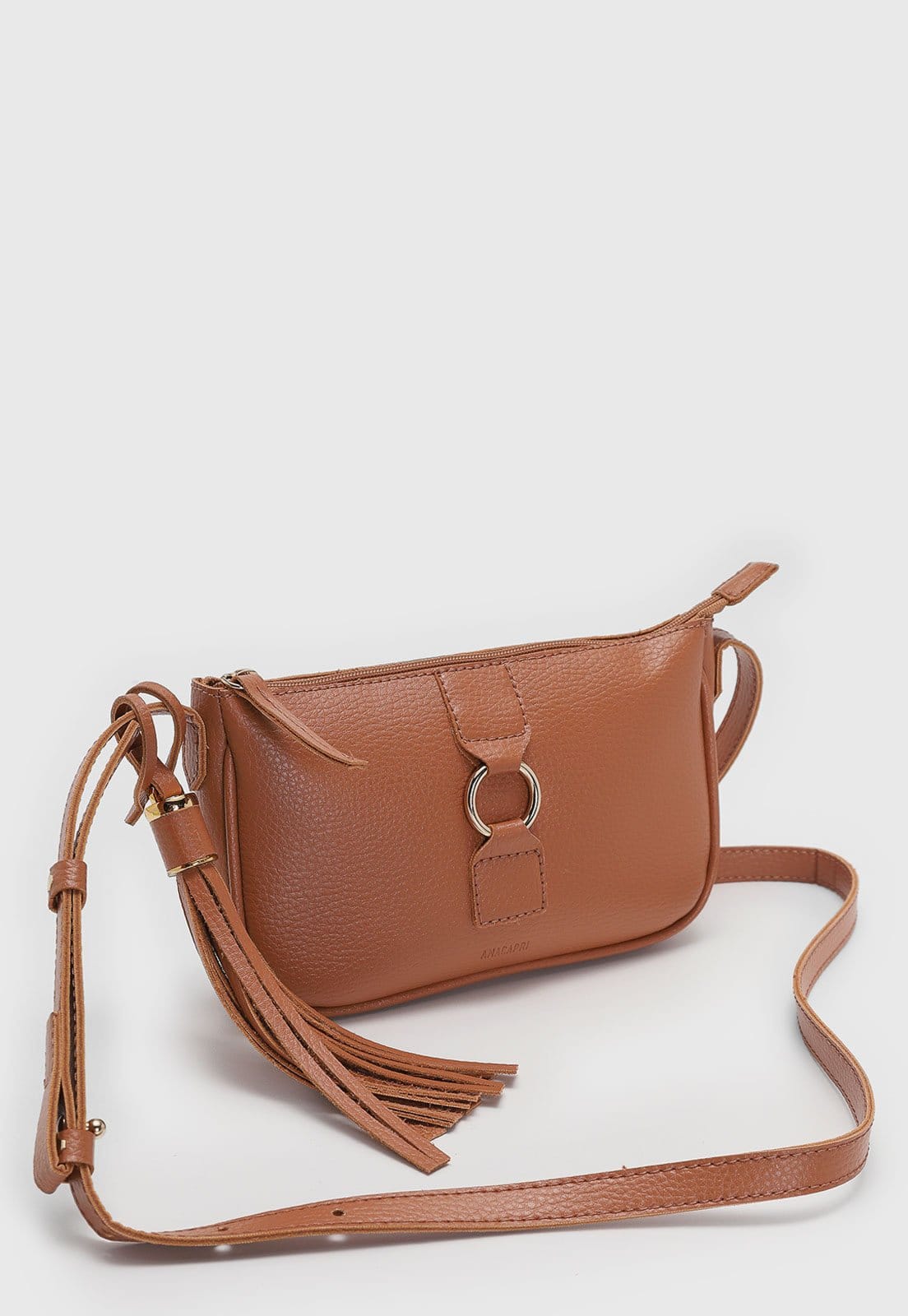 Vista 2 Bolsa Feminina Anacapri Tassel Anacapri caramelo