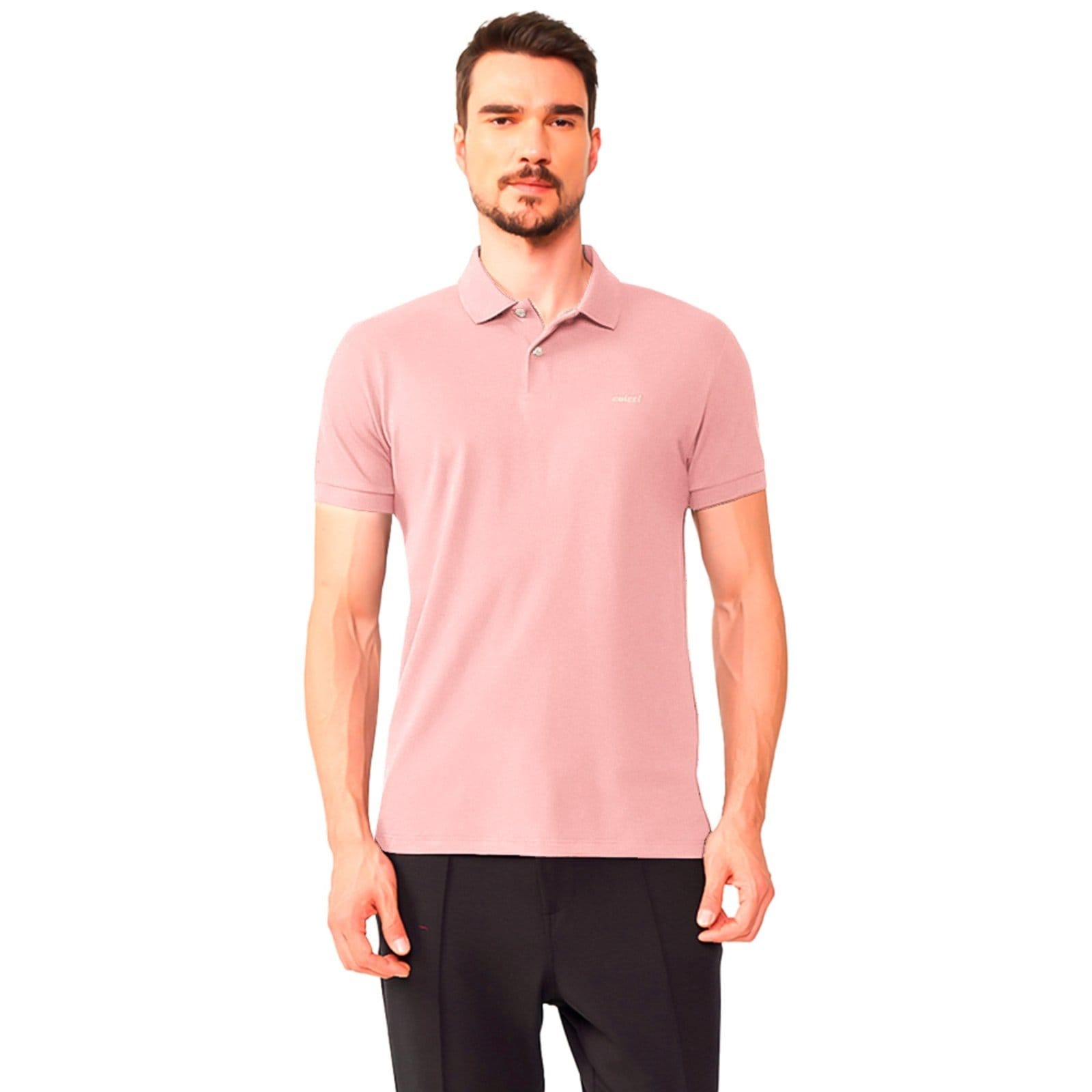 Vista principal Camisa Polo Colcci Basic In24 Masculino Colcci branco