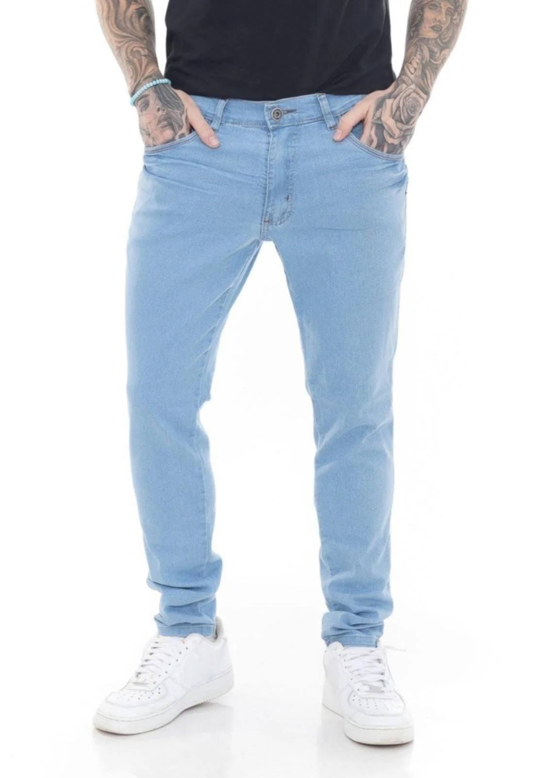 Calças Super Skinny Jeans Premium II Street Delave