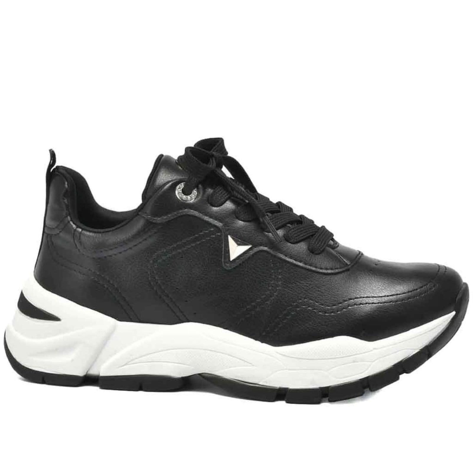 Vista principal Tênis Via Marte Feminino Casual 140-003 Via Marte VIA MARTE preto