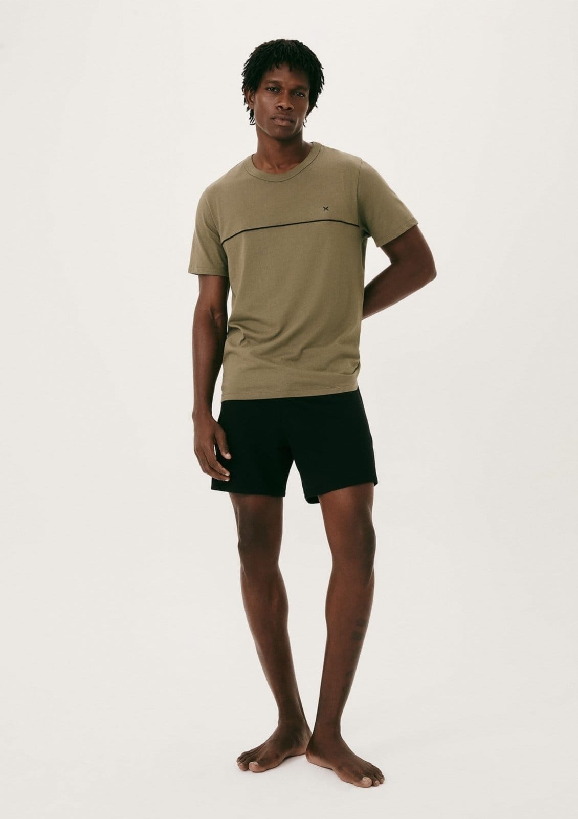 Pijama Masculino Curto Em Algodão Hering