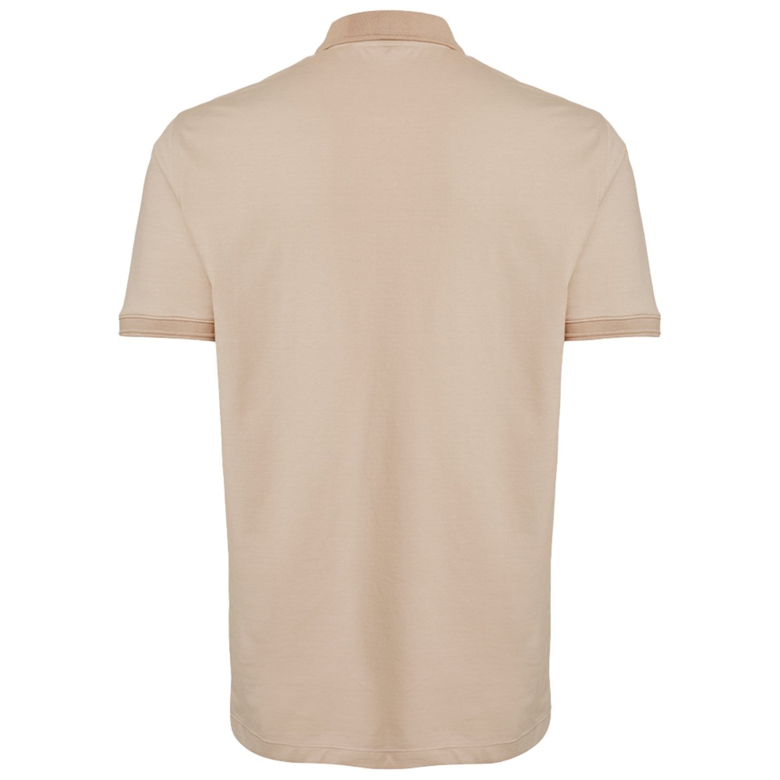 Vista 2 Camisa Polo Individual Maquinetada Ou25 Masculino Individual bege