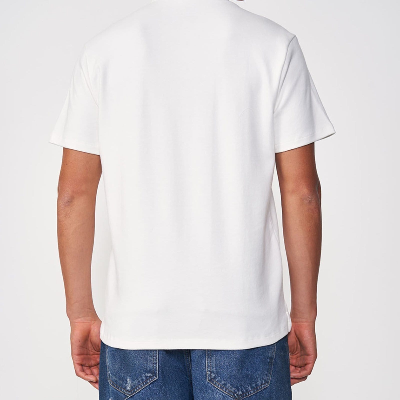 Vista 2 Camisa Polo Colcci Line In25 Off White Masculino Colcci amarelo white