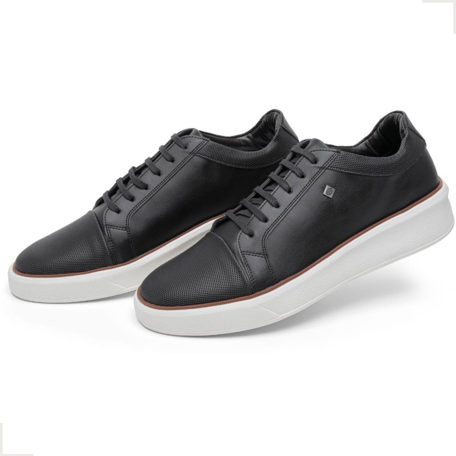 Sapato Casual Tênis Moderno Masculino com Cadarço Confortavel Bertelli