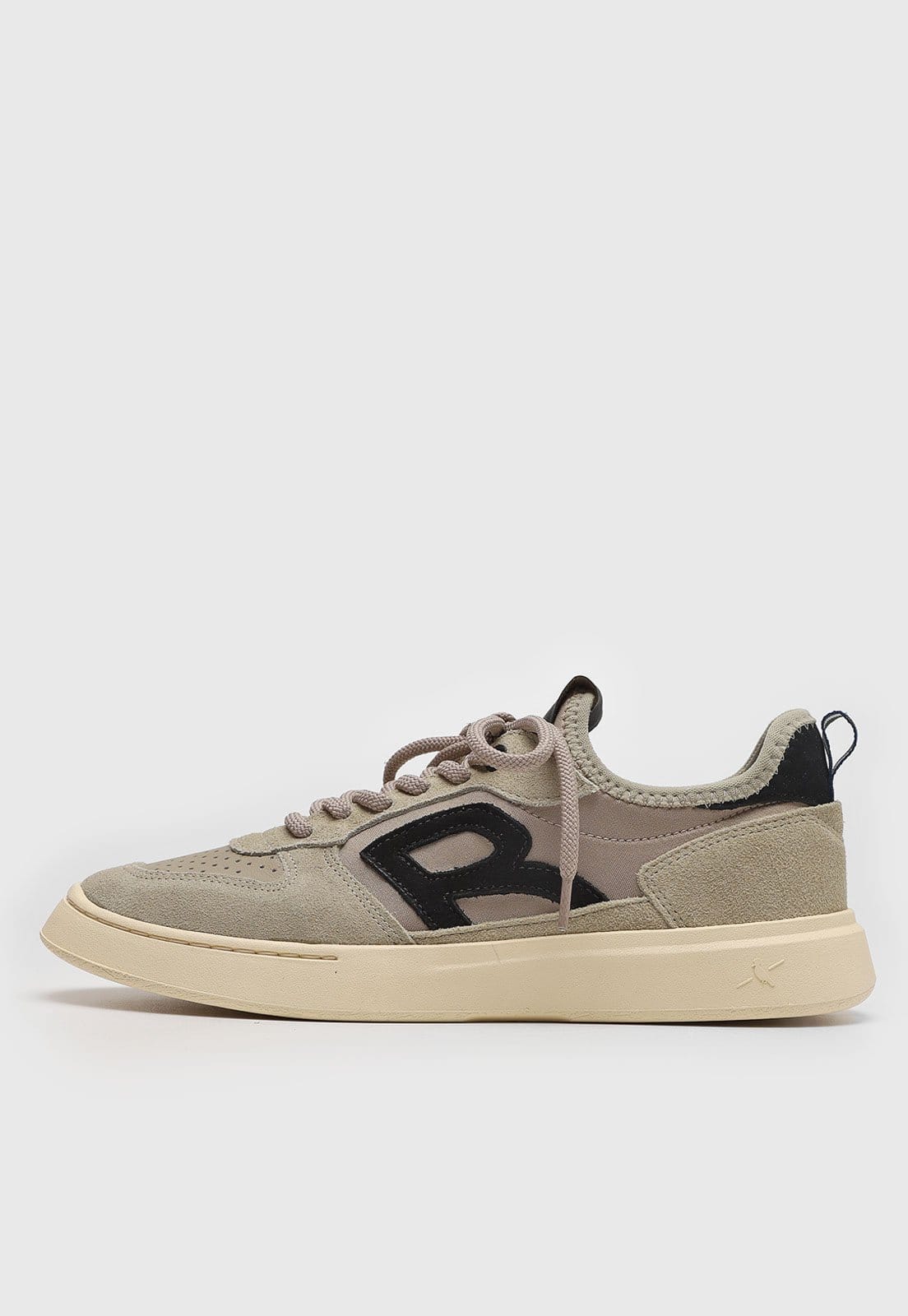 Vista principal Tênis Reserva Type R Neo Preto Reserva bege