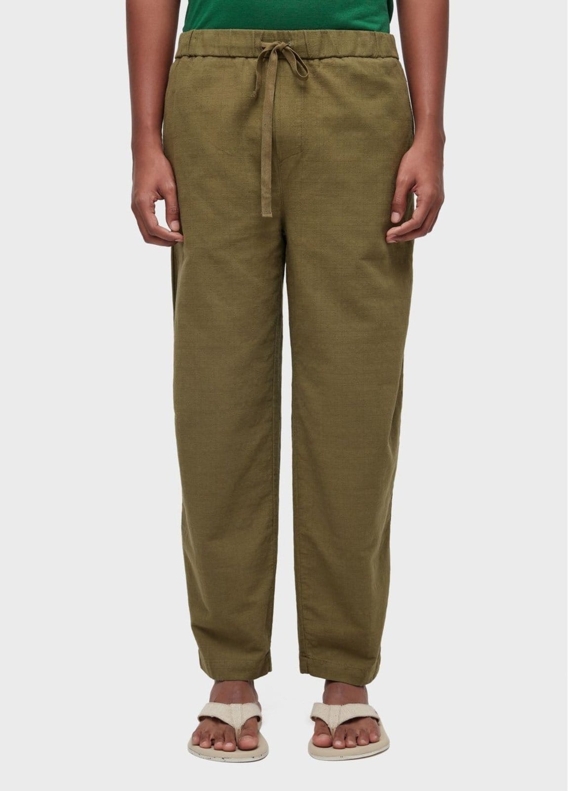 Vista 2 Calça jogging cotton texture Osklen verde