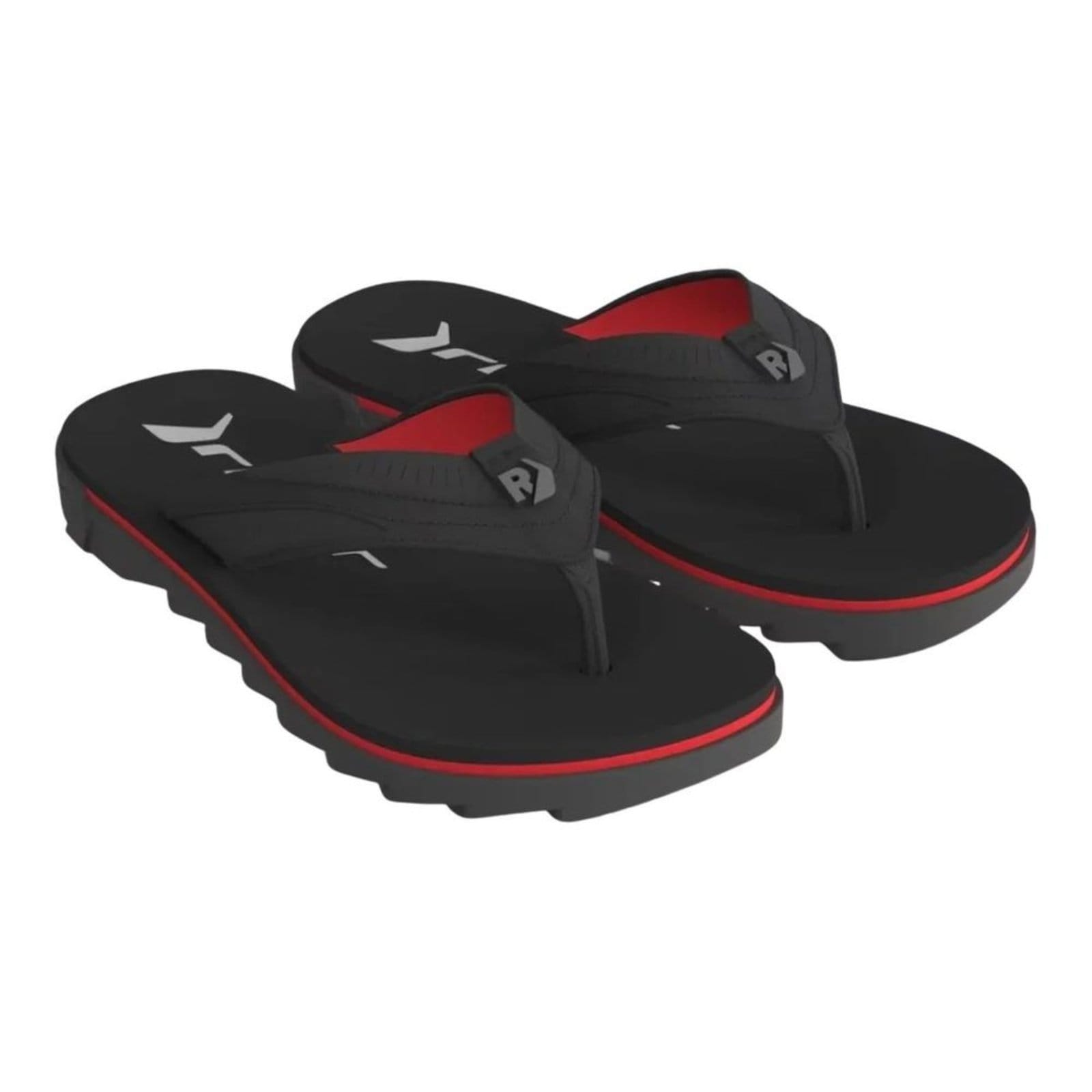 Vista 2 Chinelo Masculino Dedo Rider Rw Plus Preto Rider cinza