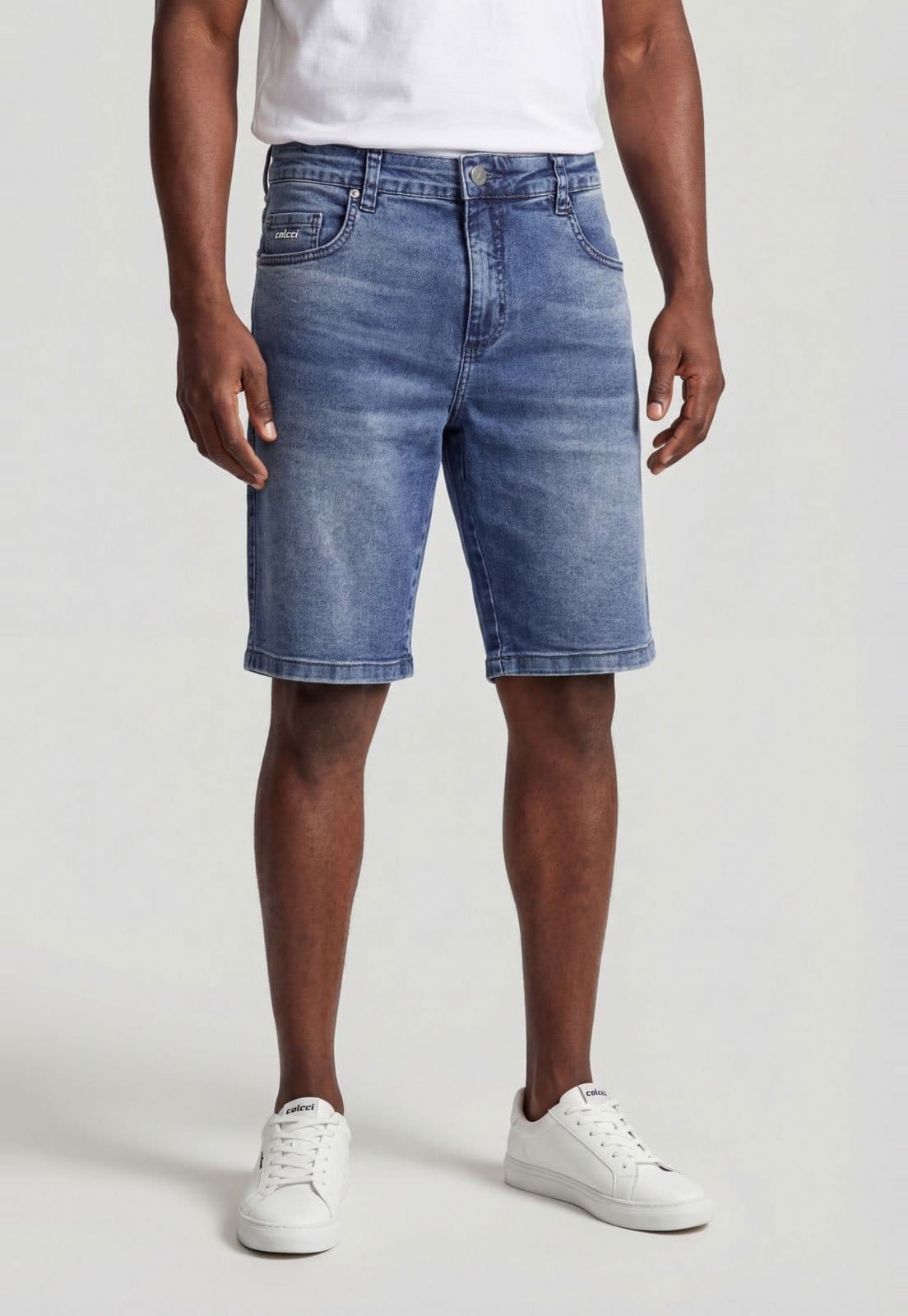 Bermuda Masculina Colcci Reta Jeans