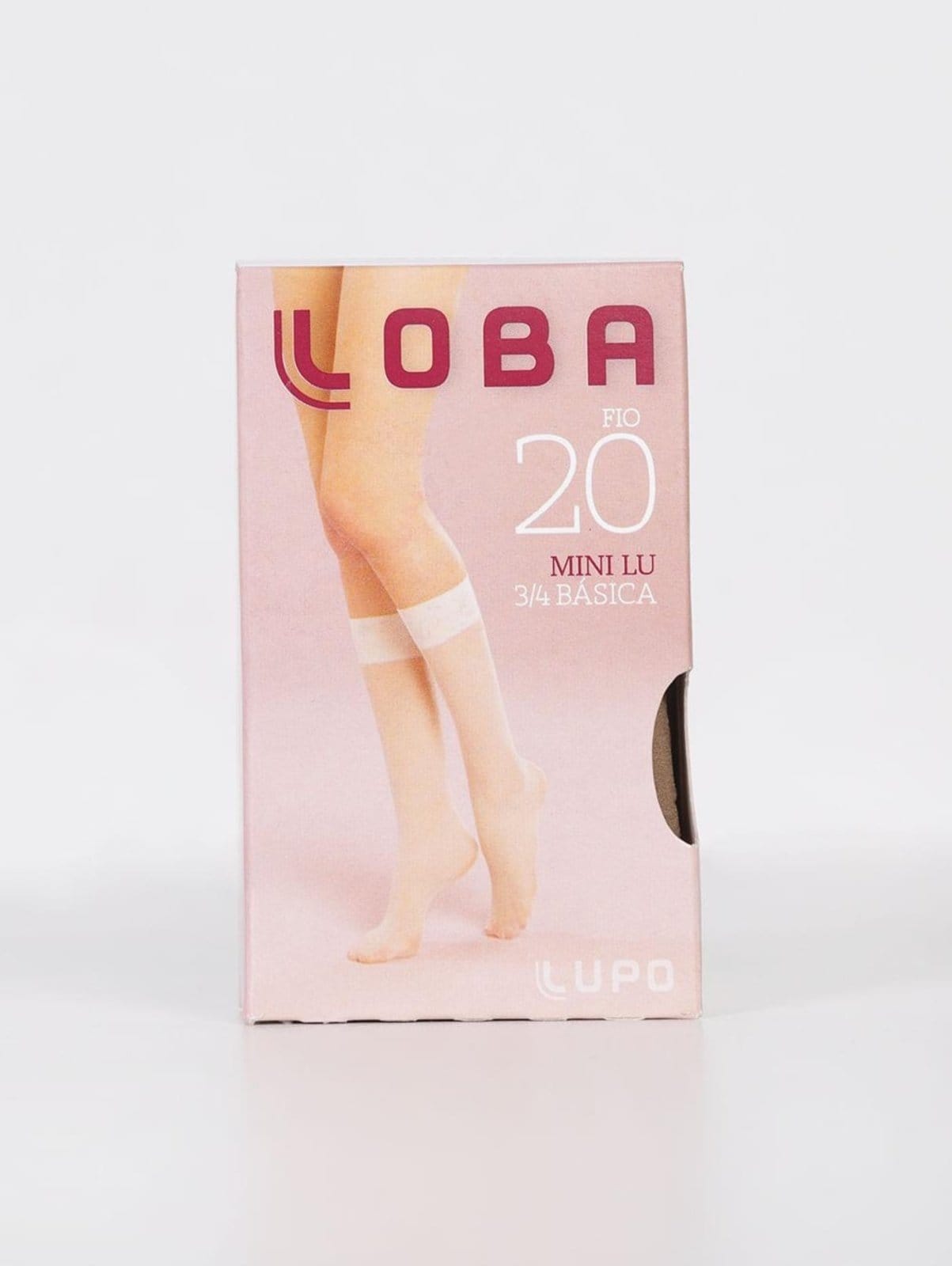 Meia 3/4 Fio 20 Lupo Feminina NATURAL