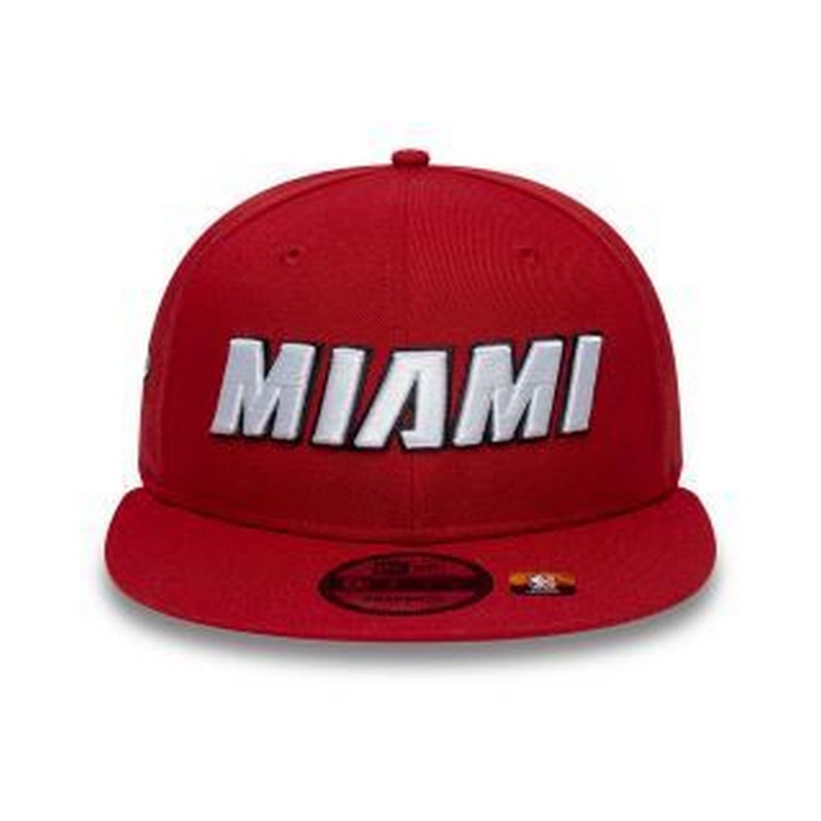 Vista 2 Boné New Era 9FIFTY Miami Heat NBA new era vermelho