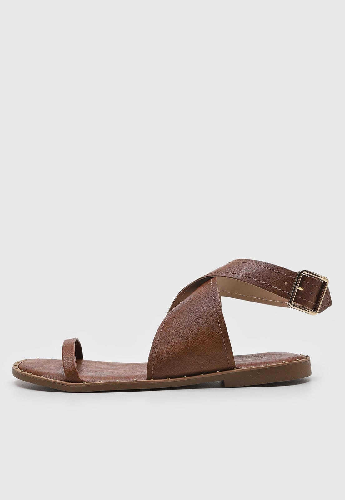 Vista principal Rasteira Via Mia Transpassada Via Mia marrom