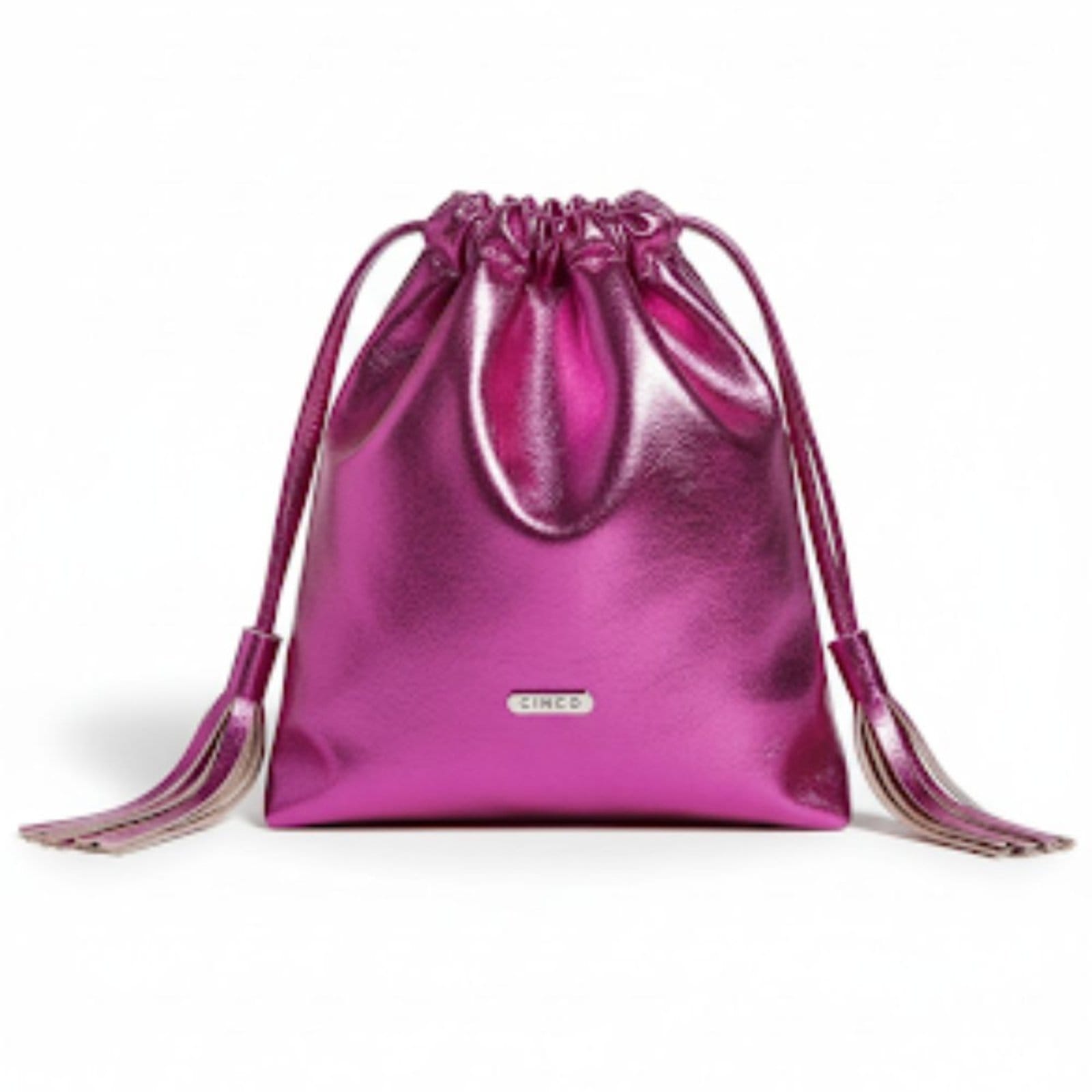 Bolsa Zinco Saco Textura Couro