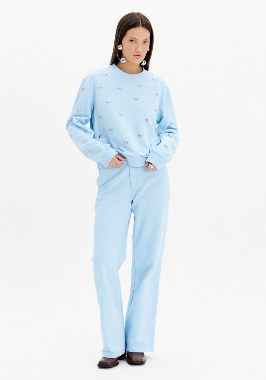 Calça Reta De Moletom