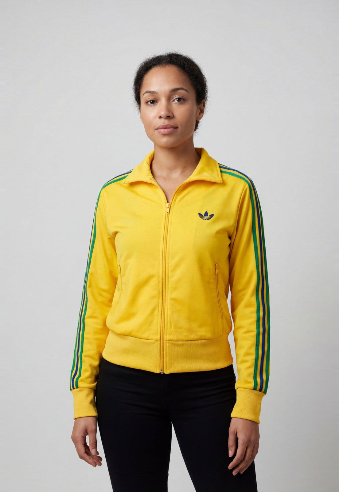 Vista principal Jaqueta Feminina adidas Originals FB Classic TT Amarela adidas Originals amarelo