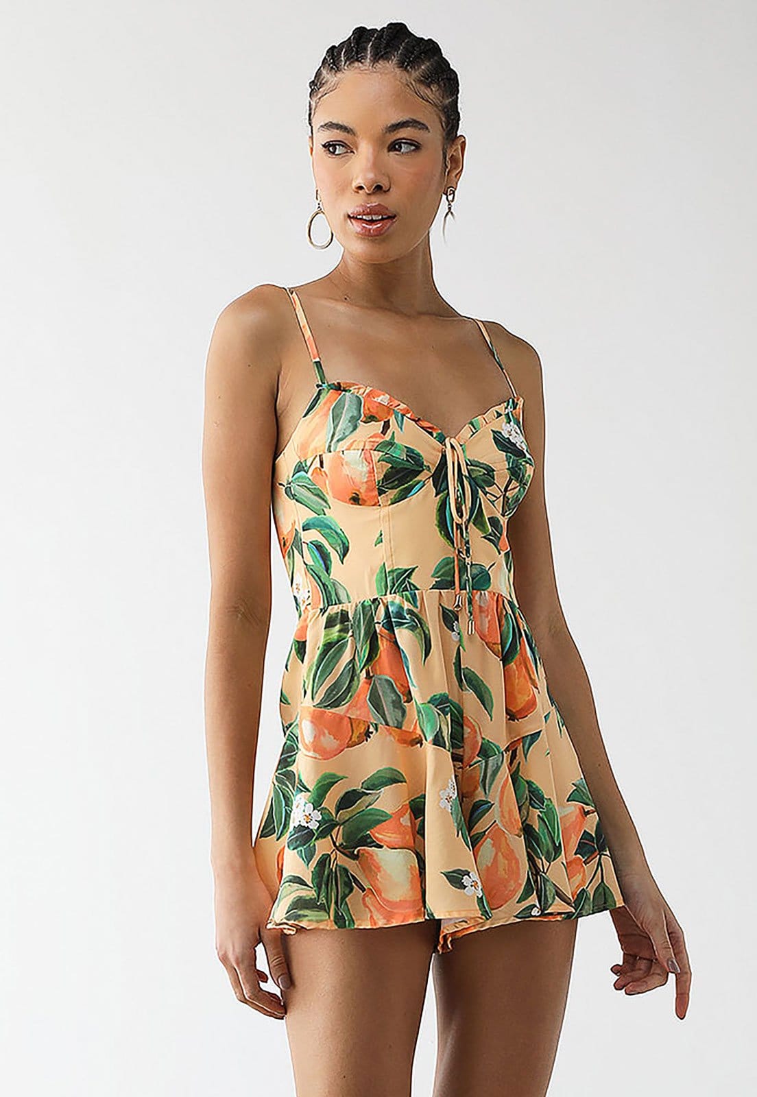 Macacão Feminino FARM Estampa Tropical