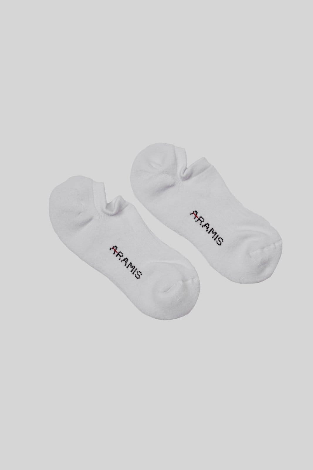 Vista principal Meia Invisível Algodão Misto Branco - UN Aramis incolor
