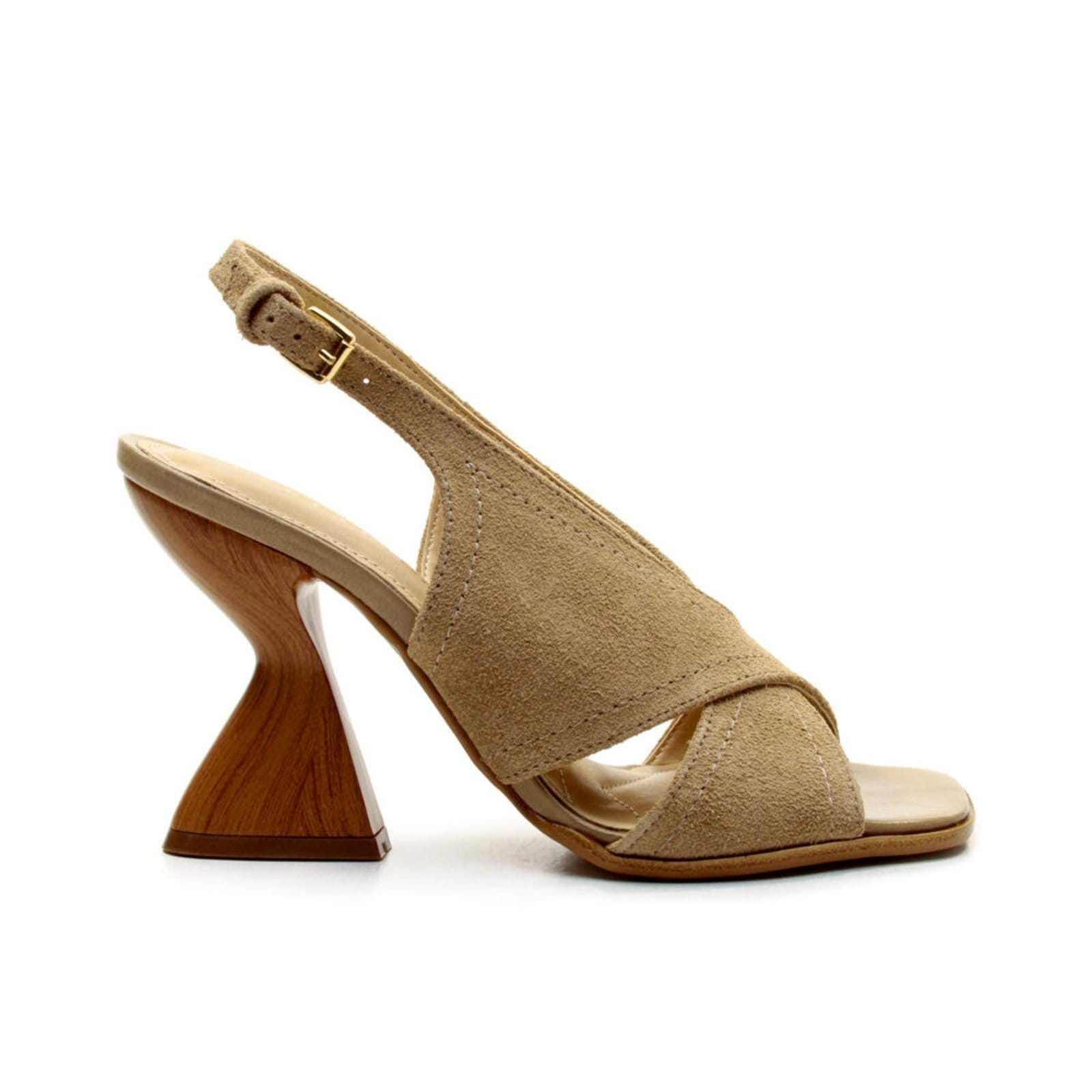 Sandália Couro Salto Alto Cecconello 2718005-8