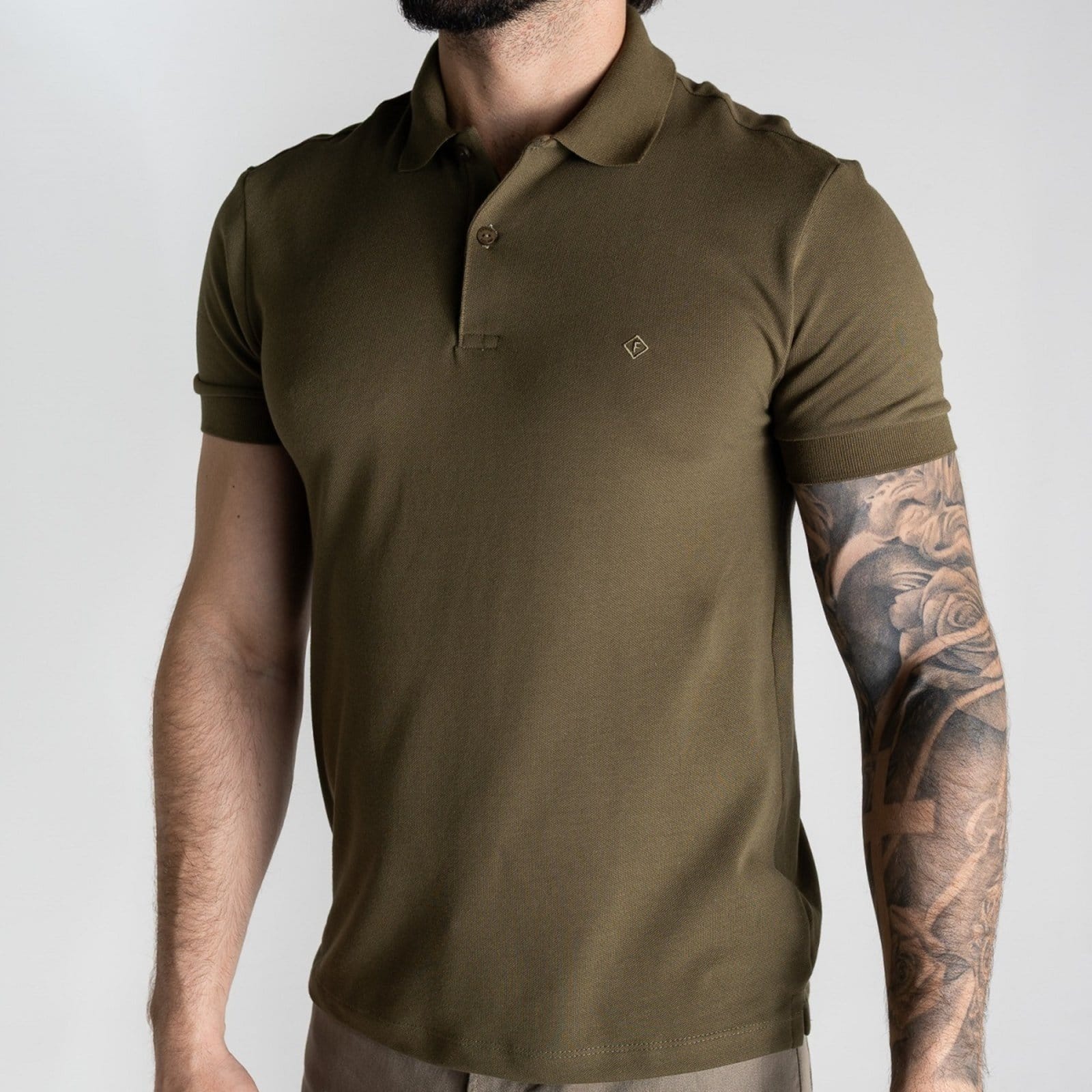 Vista 2 Camisa Polo Forum Sálvia Forum verde