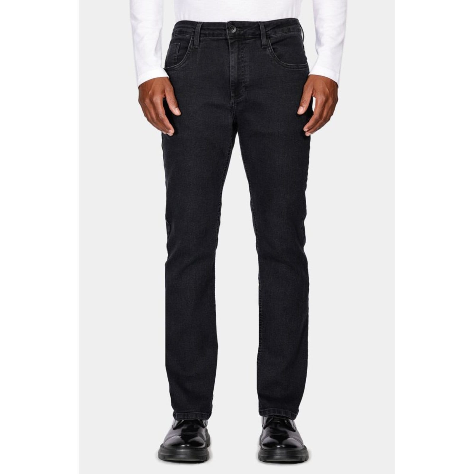 Calça Jeans Aramis Regular Black Preto - 40