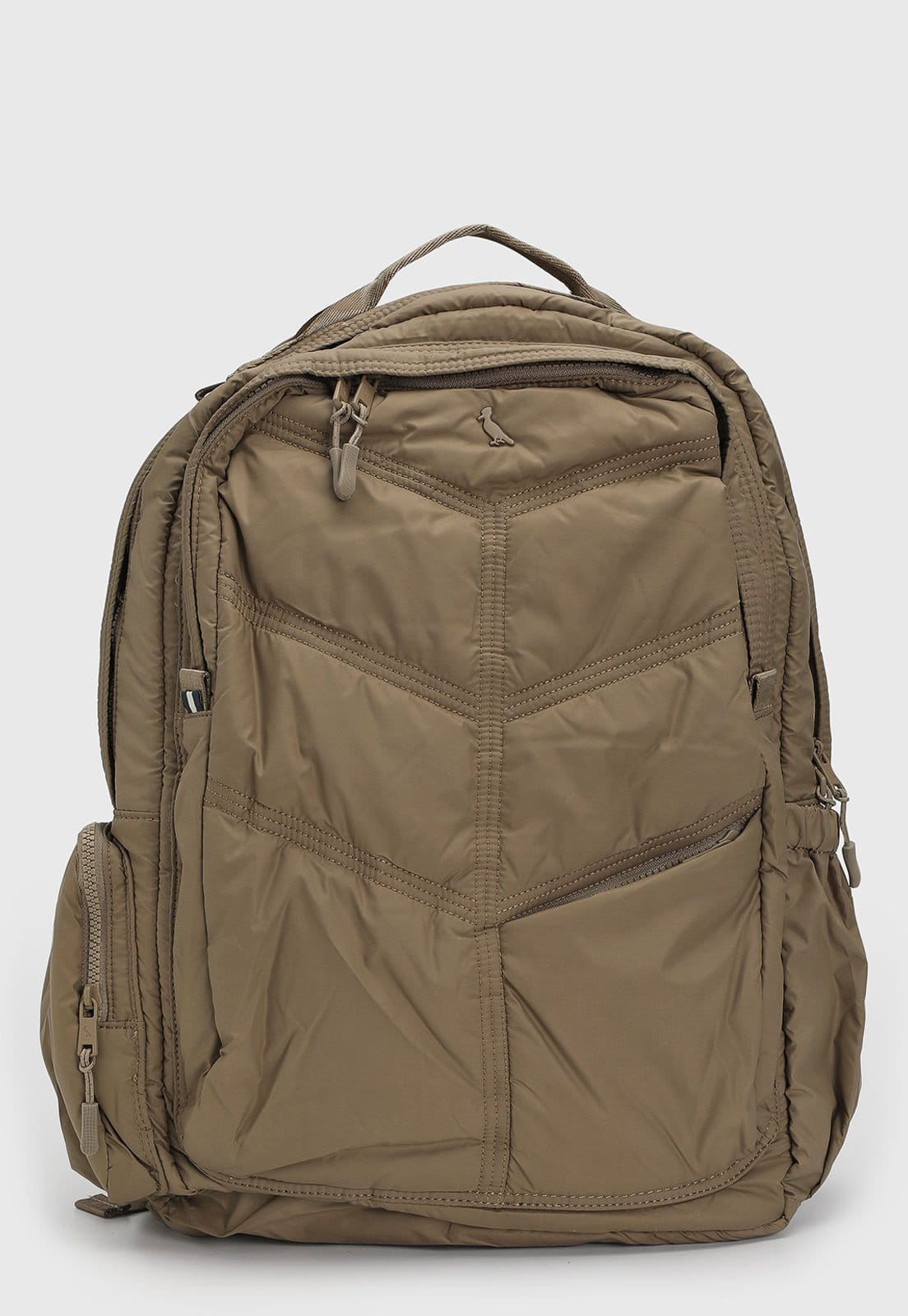 Vista principal Mochila Masculina Reserva Matelassada Reserva cinza