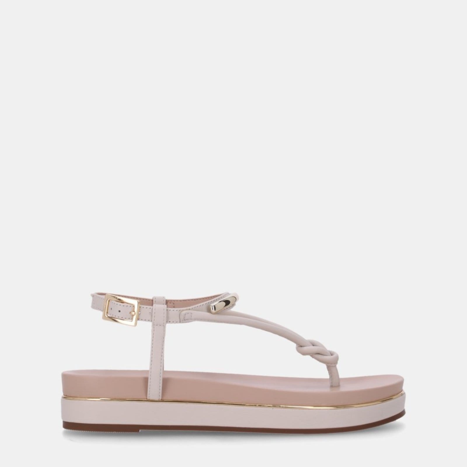 Rasteira Couro Luz Da Lua - 58890400 Luz Da Lua Off-white