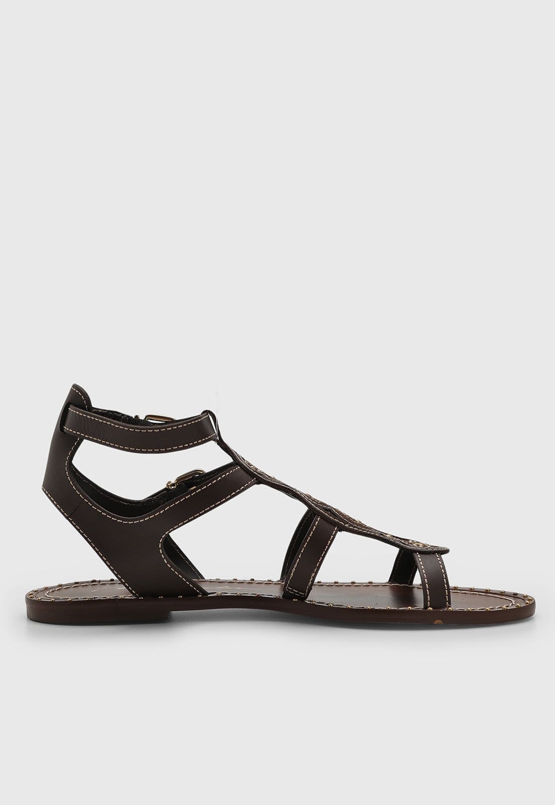 Vista 2 Rasteira Feminina Luiza Barcelos Fivelas Luiza Barcelos marrom