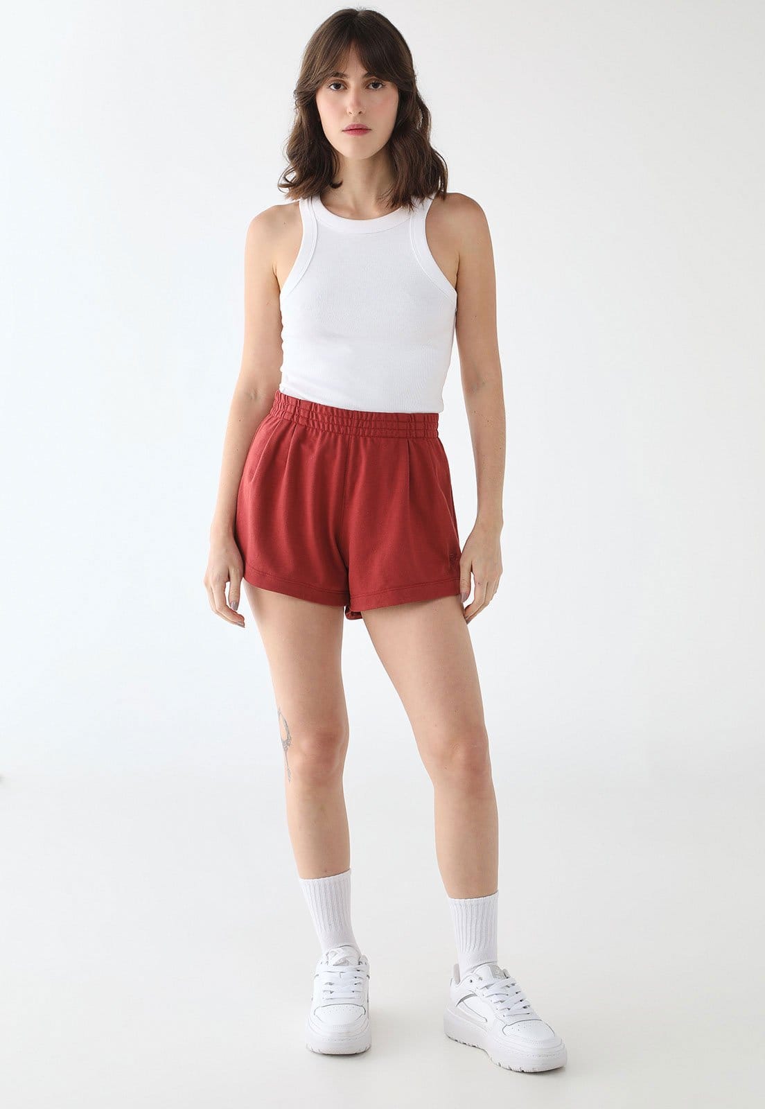 Vista 2 Shorts Feminino Fila Light Basic Fila vermelho