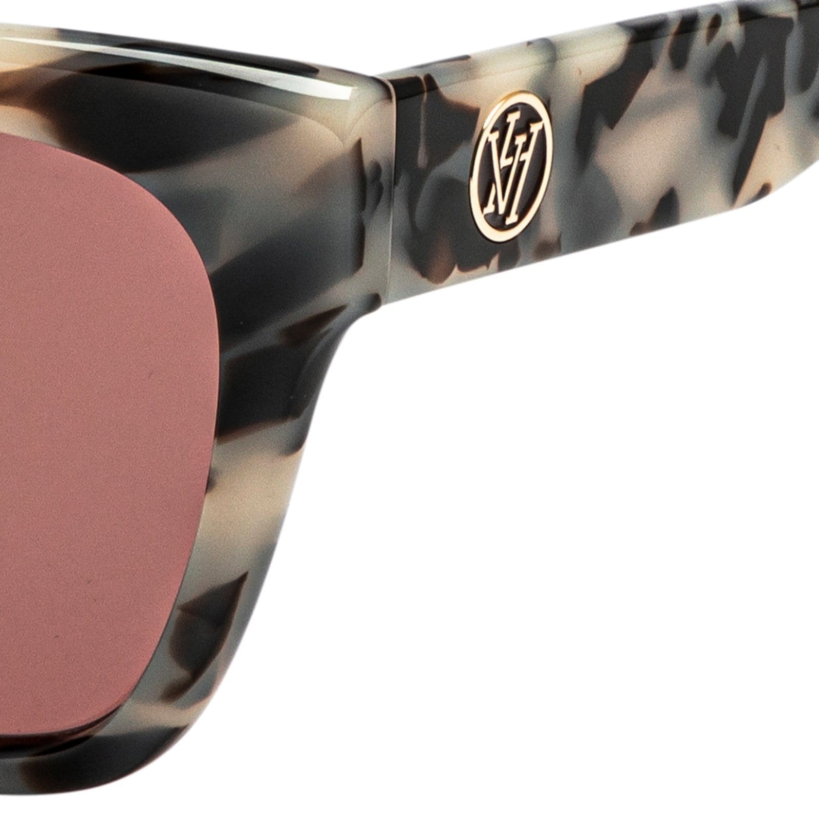 Vista 2 Óculos de Sol Victor Hugo SH1868 09BB Turtle Victor Hugo cinza