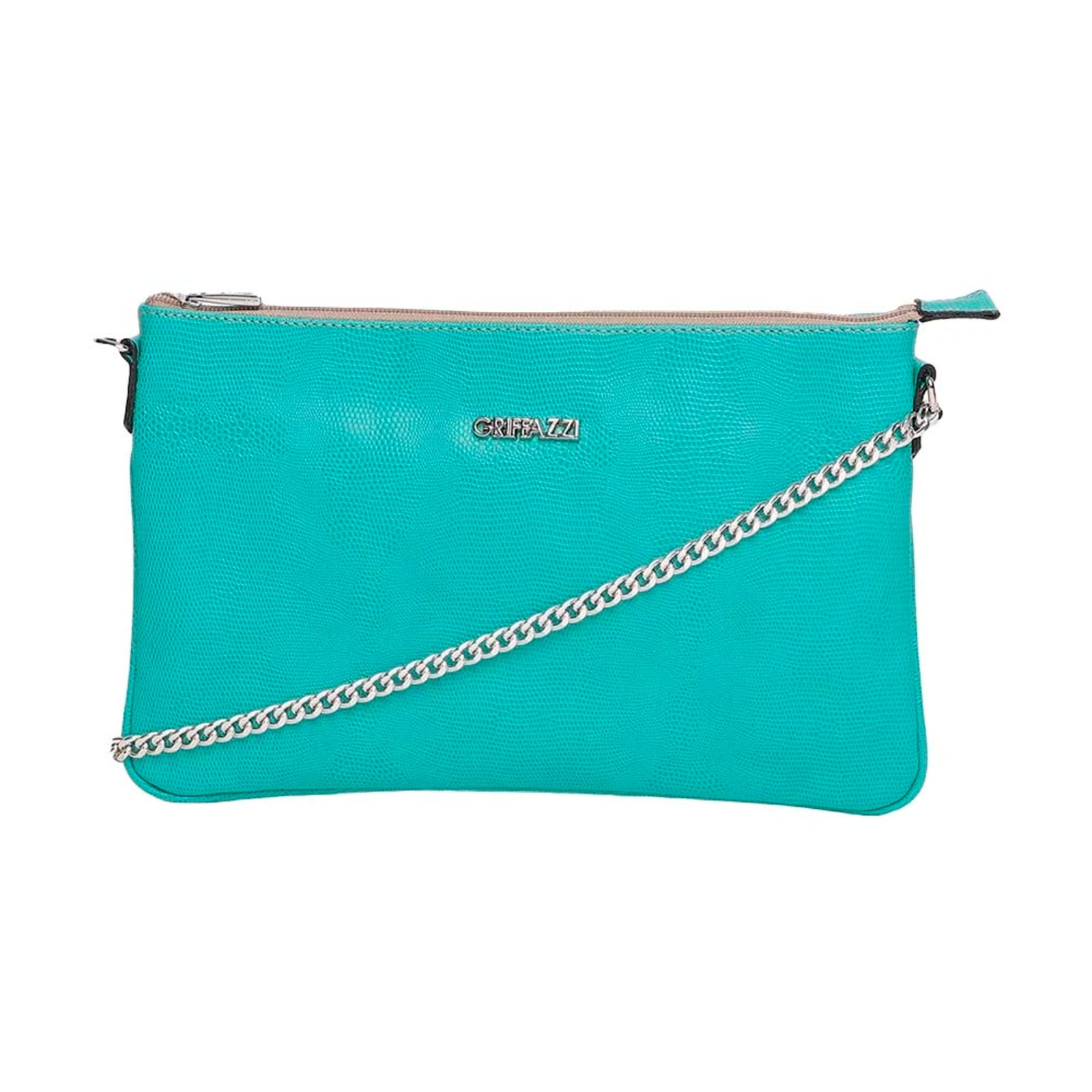 Bolsa Clutch Transversal em Couro Griffazzi Água - 2