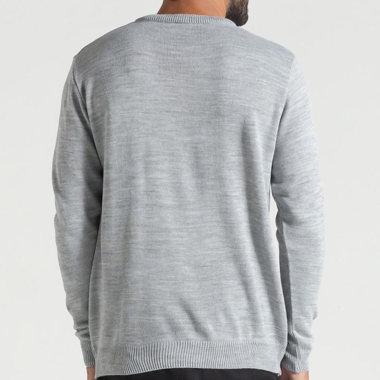 Vista 2 Tricot Volcom Dagger WT25 Masculino Mescla Volcom cinza