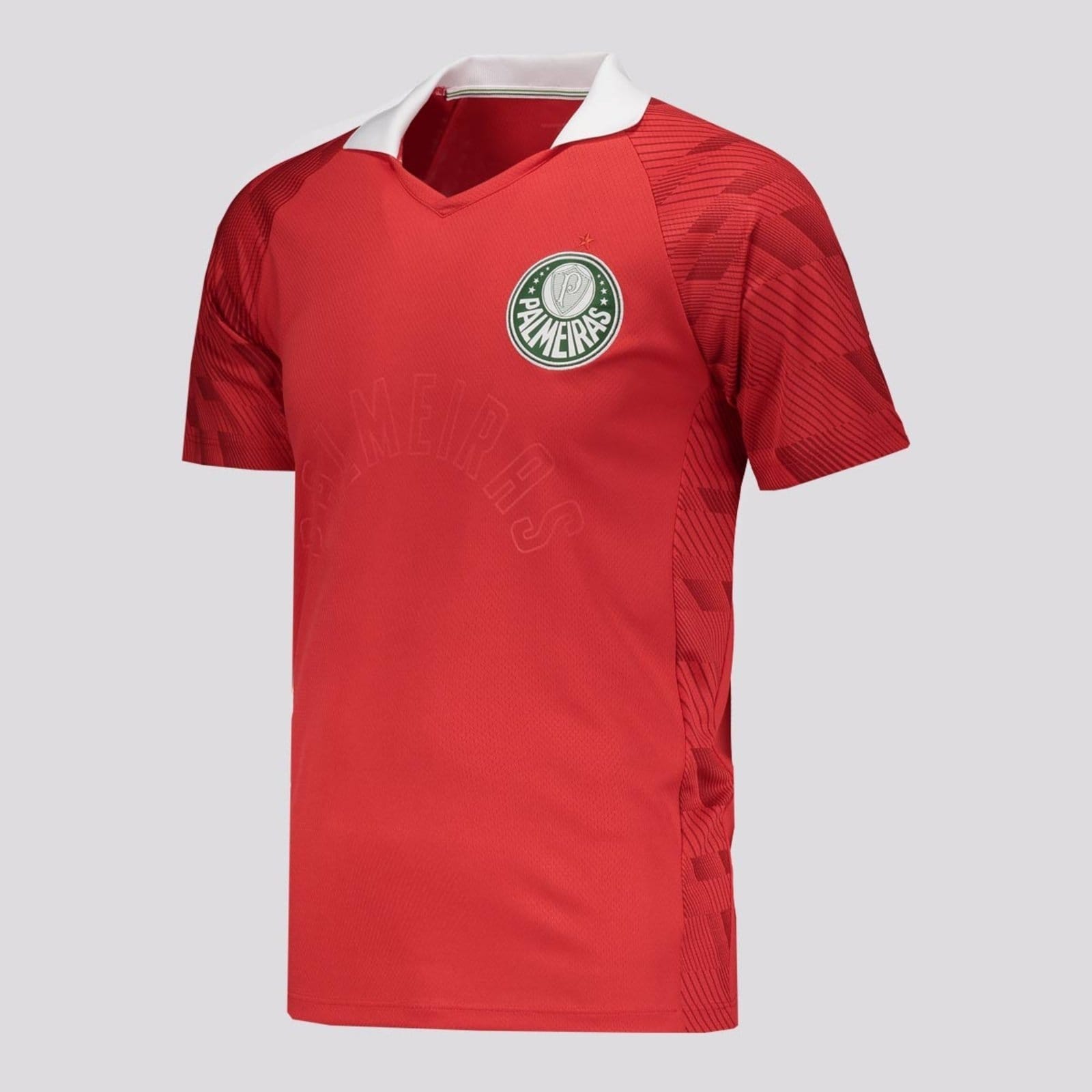 Vista 2 Camisa Palmeiras Goalkeeper III Vermelha Betel vermelho