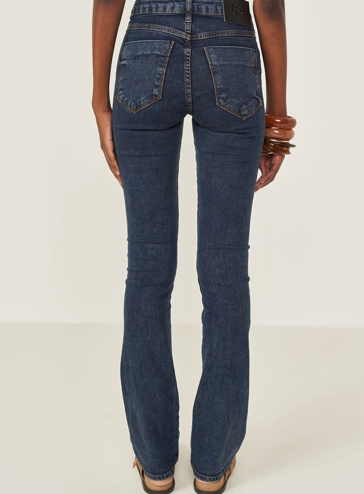 Vista 2 Calça Jeans Bia Reta Colcci Indigo Colcci azul indigo