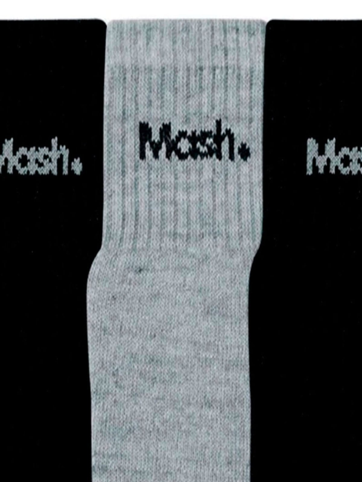 Vista 2 Kit 3 Pares de Meias Cano Curto Mash 202.05 MASH preto