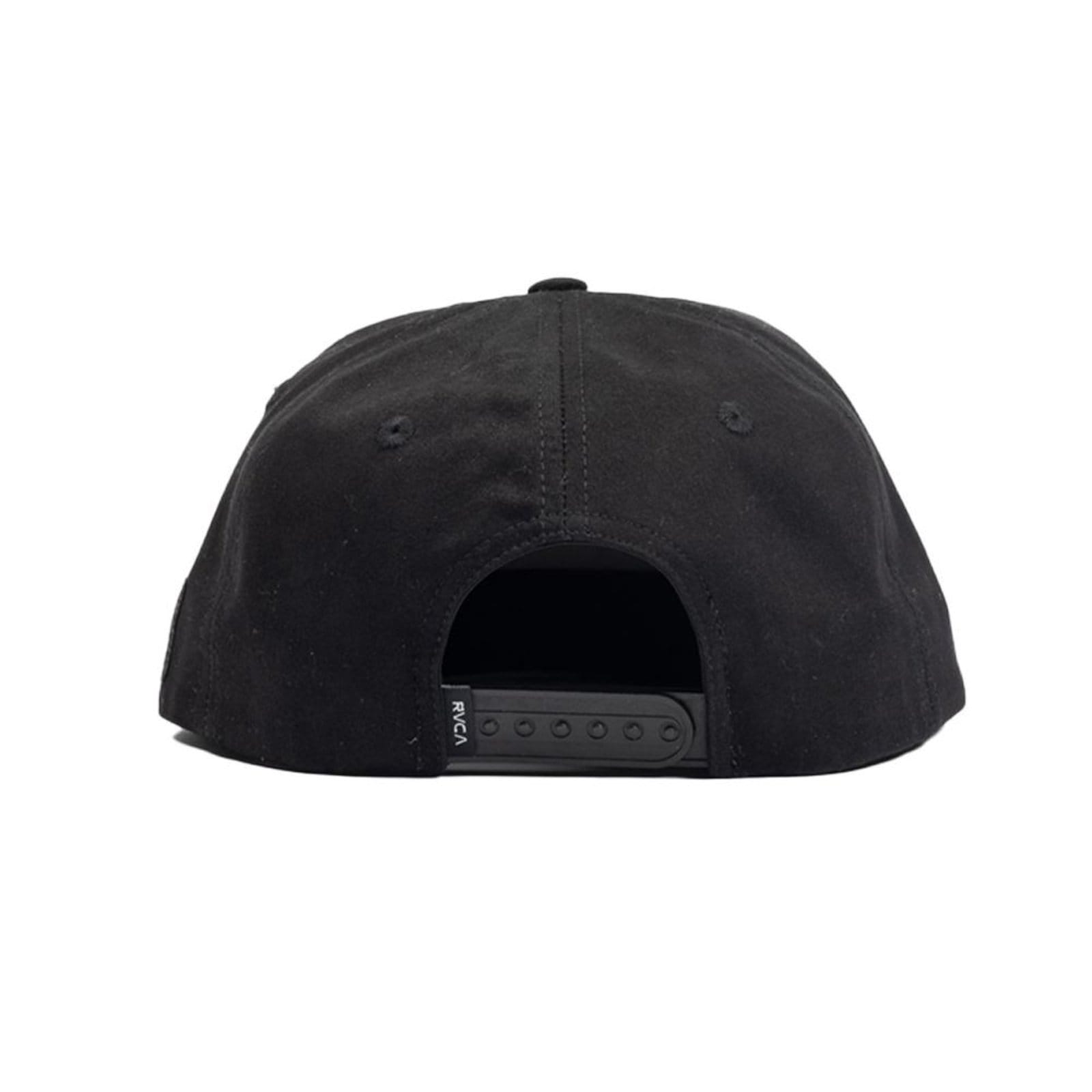 Vista 2 Boné RVCA Aba Reta Dmote Snapback WT24 RVCA preto