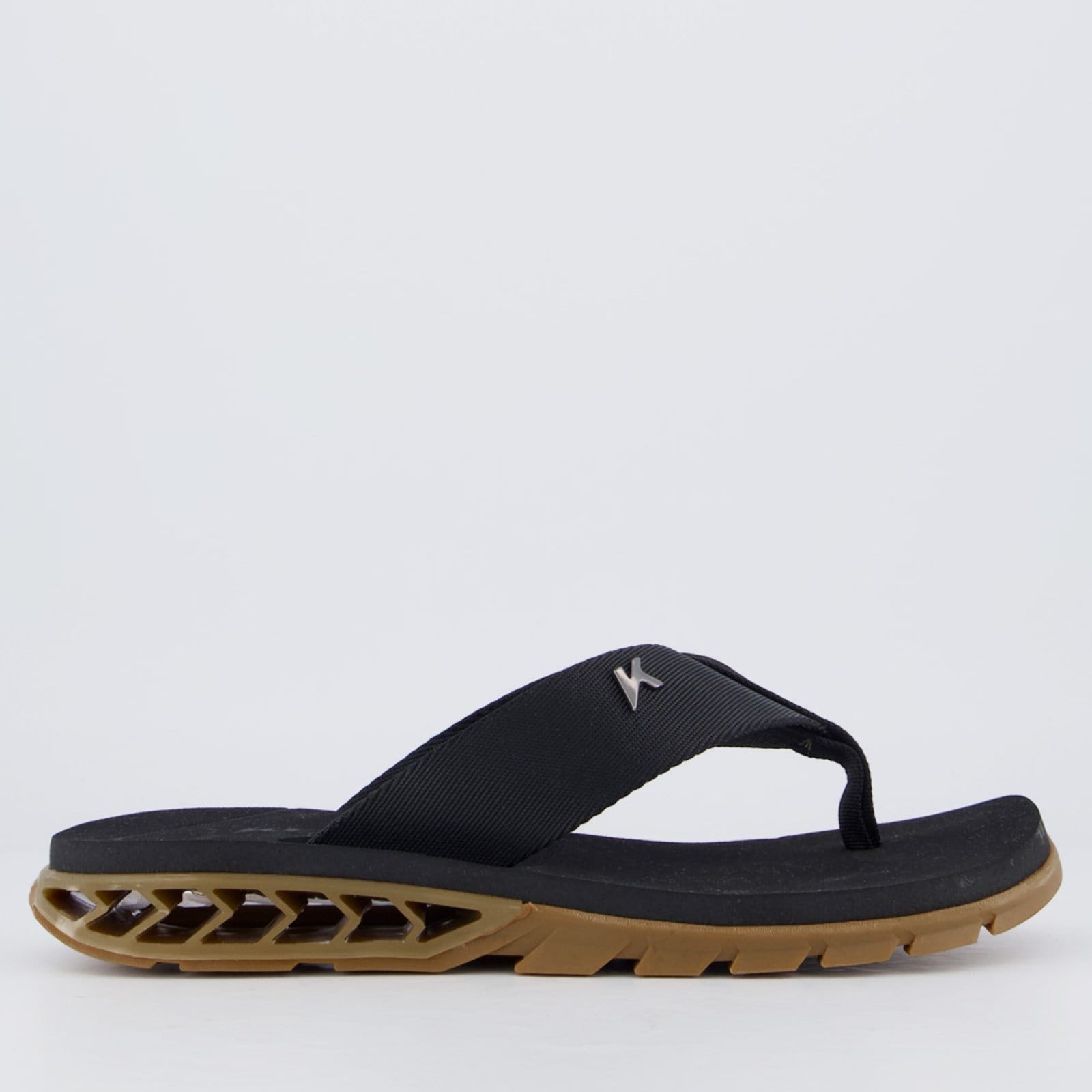 Vista 2 Chinelo Kenner Rakka e Marrom 745 preto