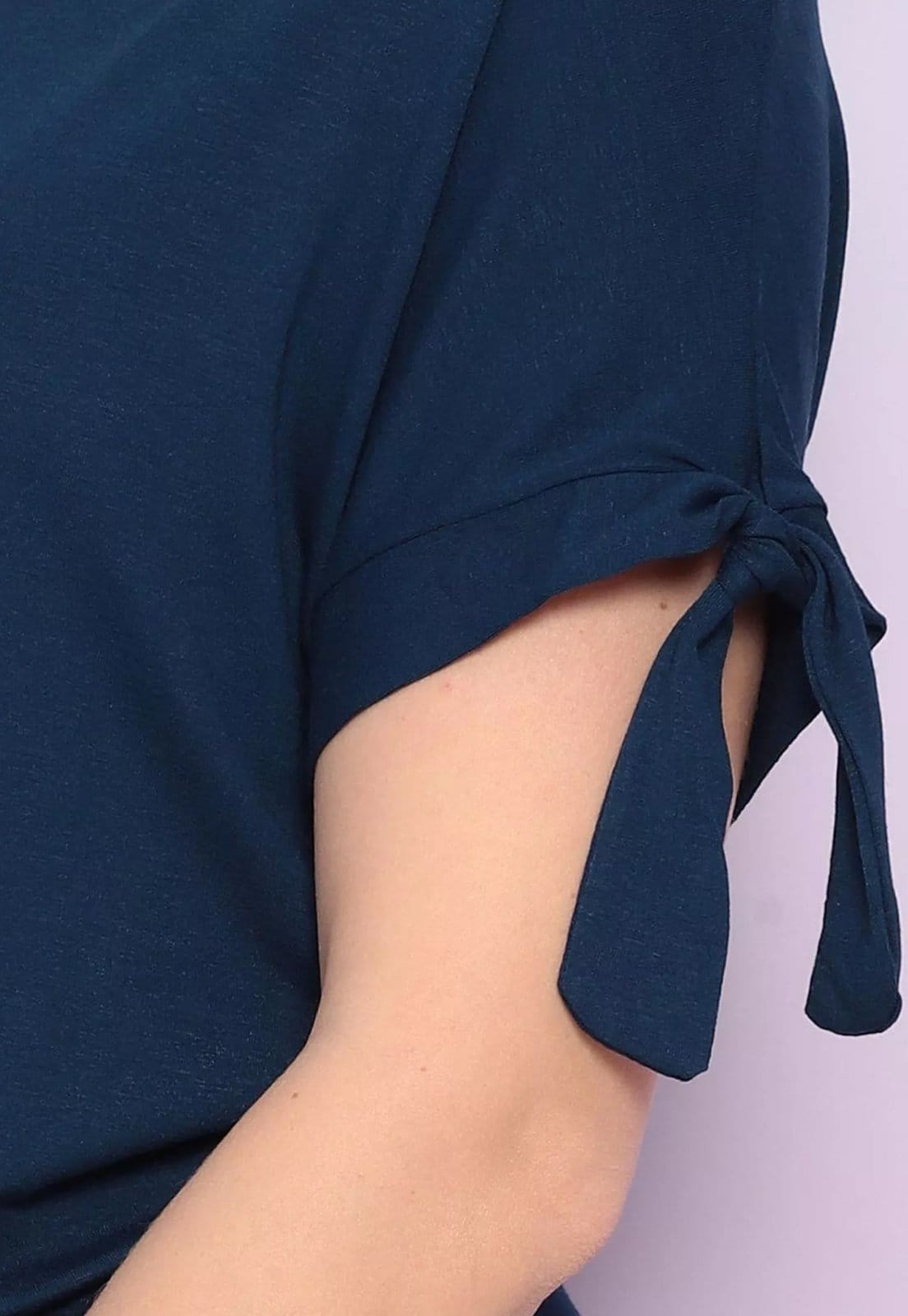 Vista 2 Macacão Maria Paes Decote Canoa Marinho Maria Paes azul marinho