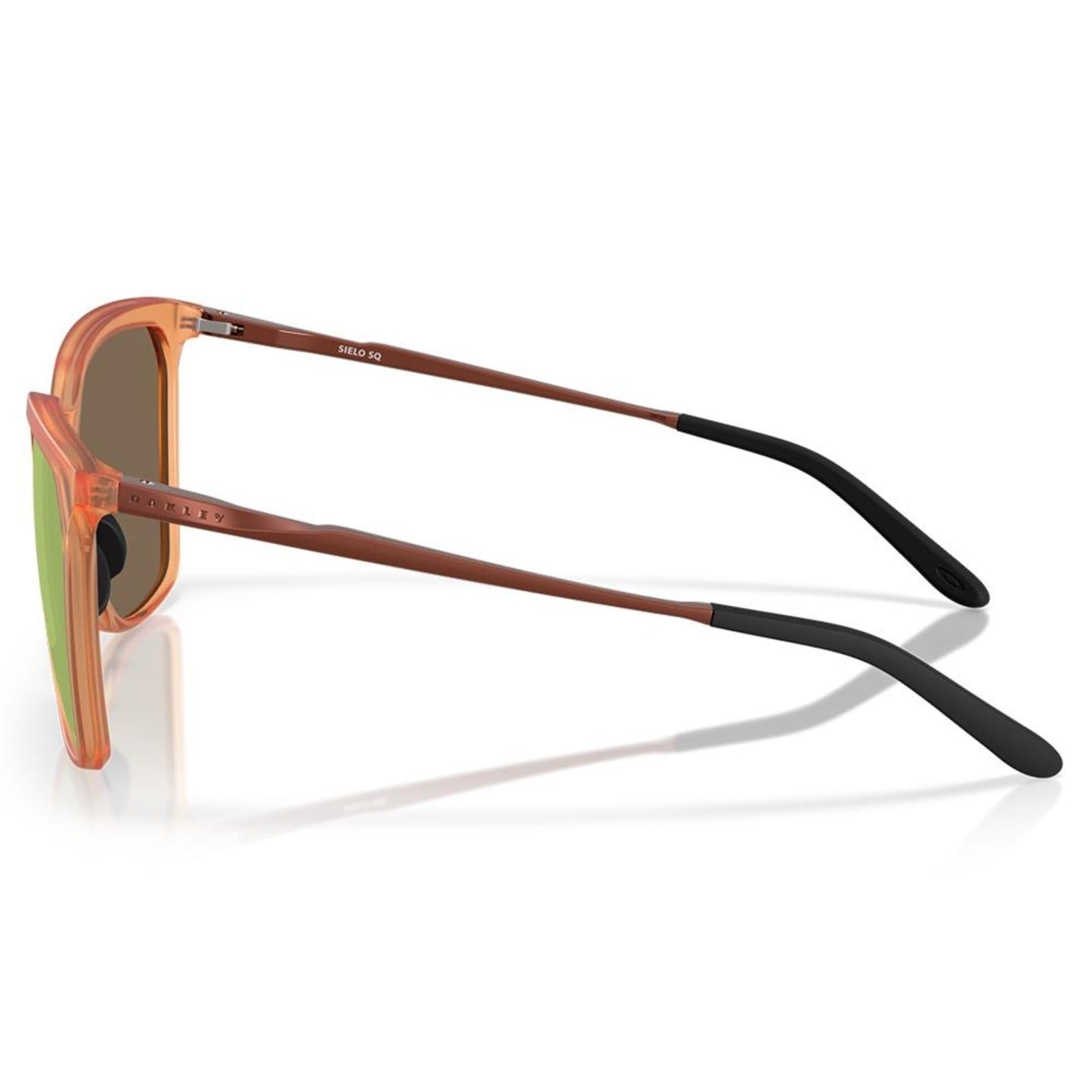 Vista 2 Óculos de Sol Oakley Sielo SQ Matte Transparent Ginger 0457 Oakley laranja transparent